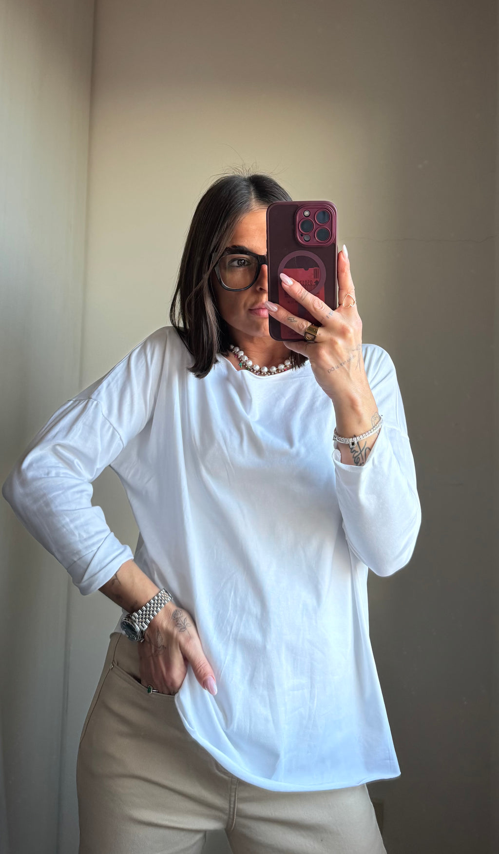 Maglia taglio laser LARGE FIT