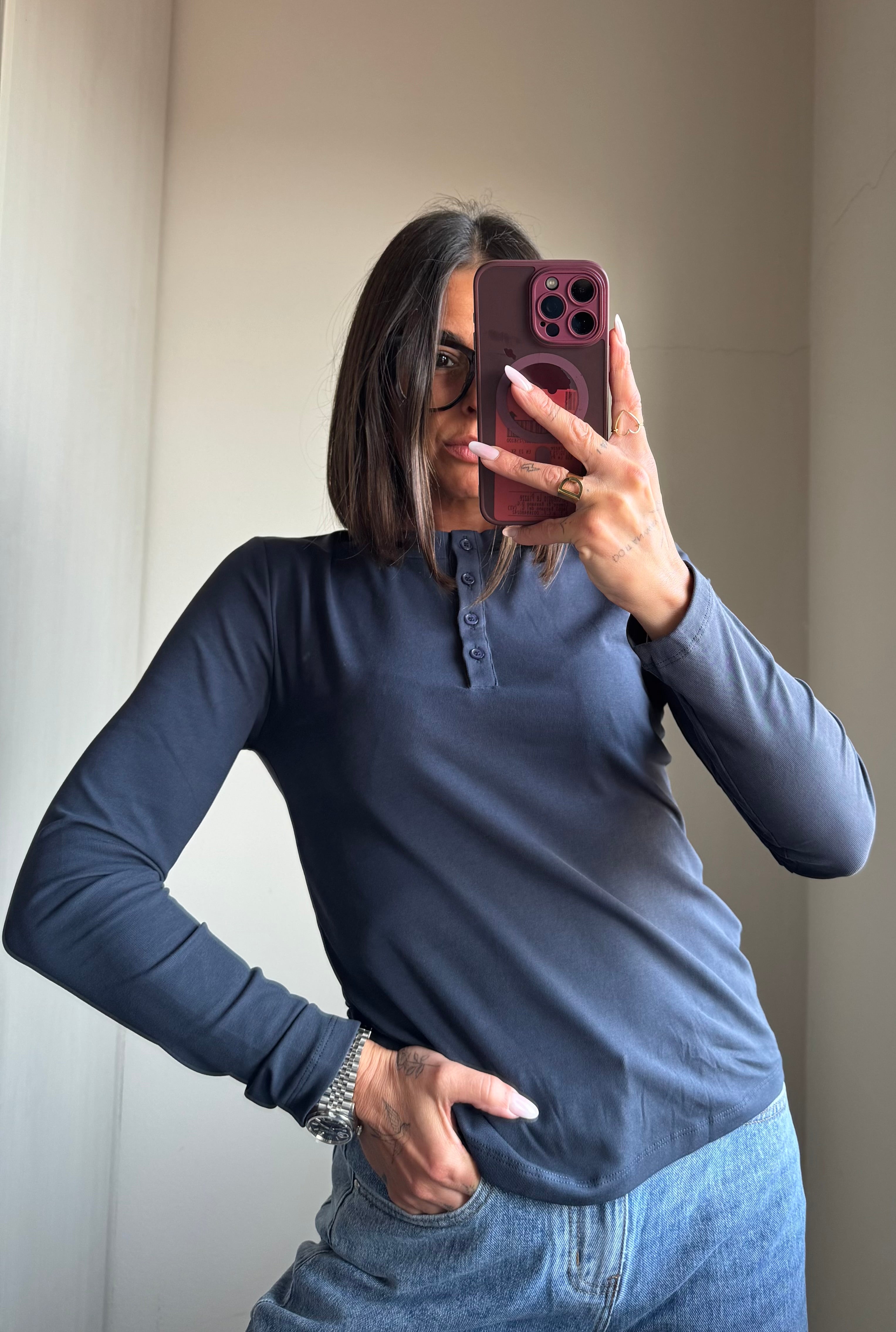 Maglia serafino LUMINA