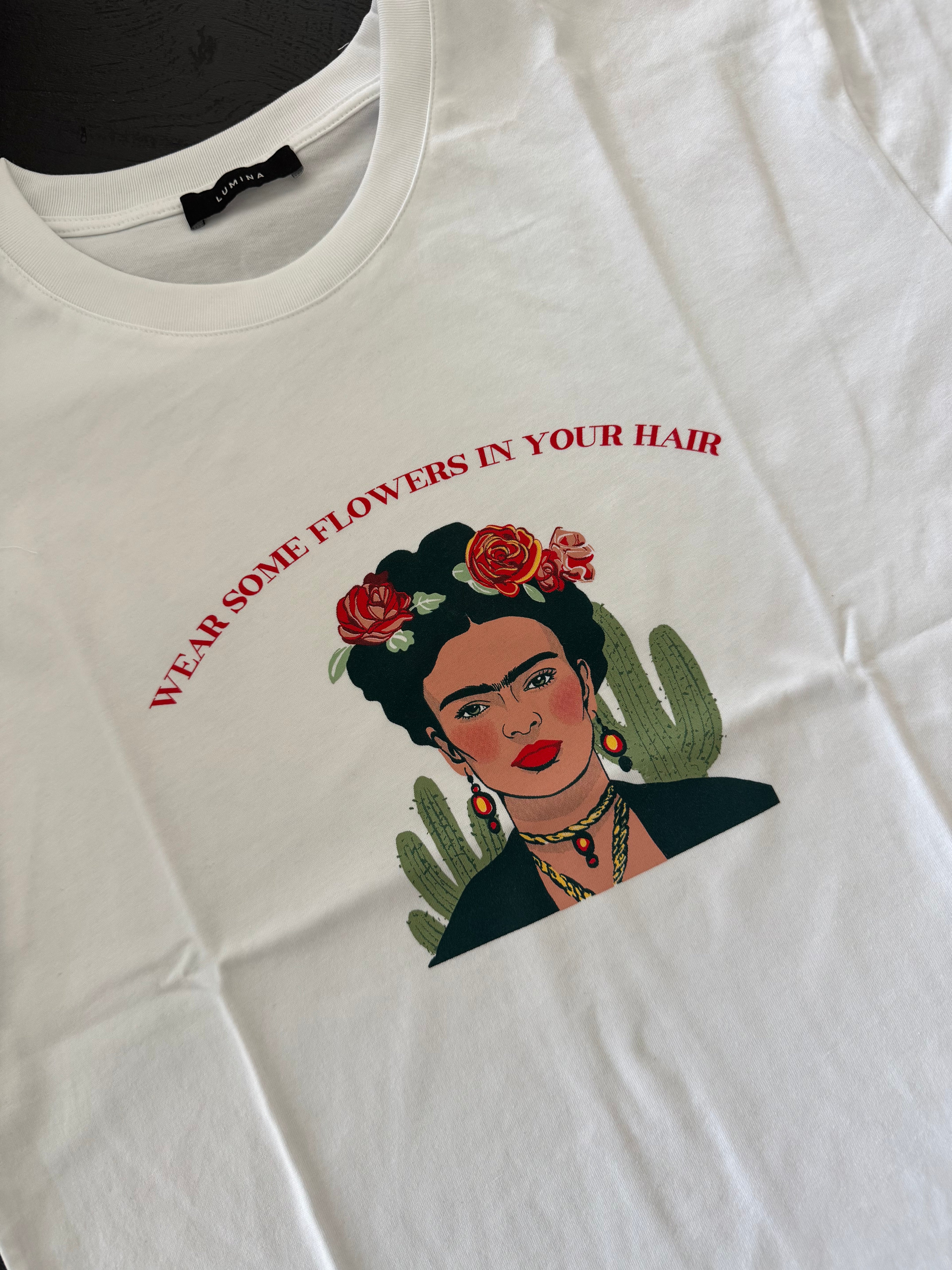 T-shirt WEAR SOME FLOWERS Lumina