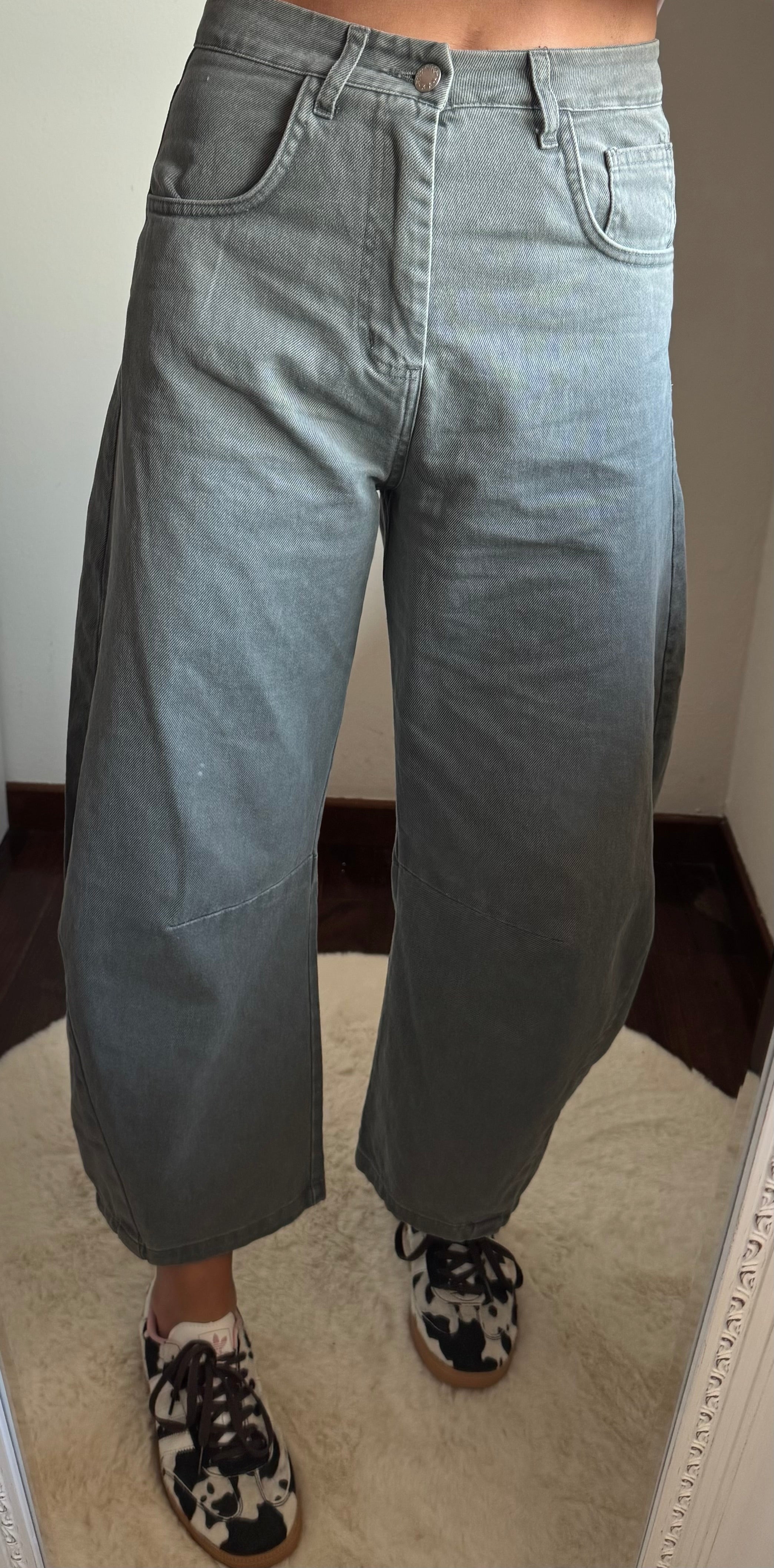 Jeans barrel Altamira GREY