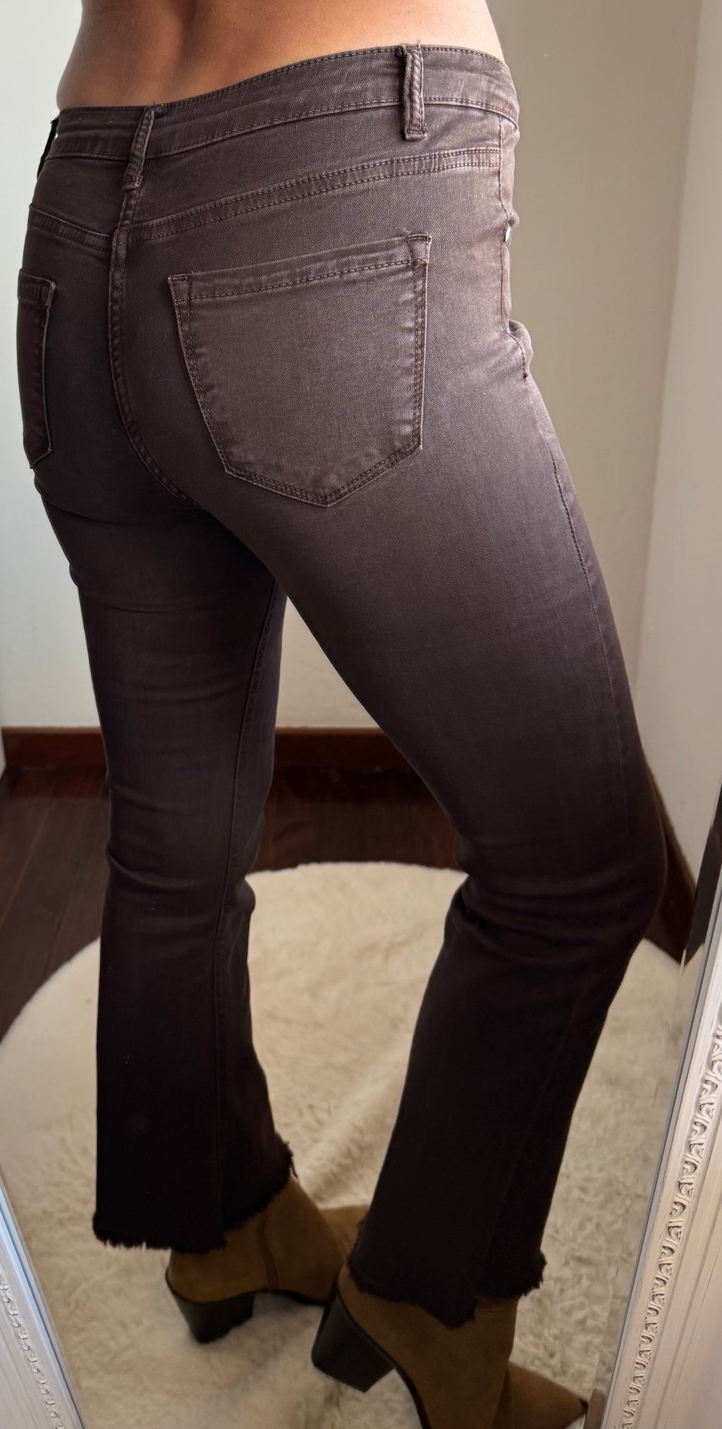 Jeans trombetta chocolate