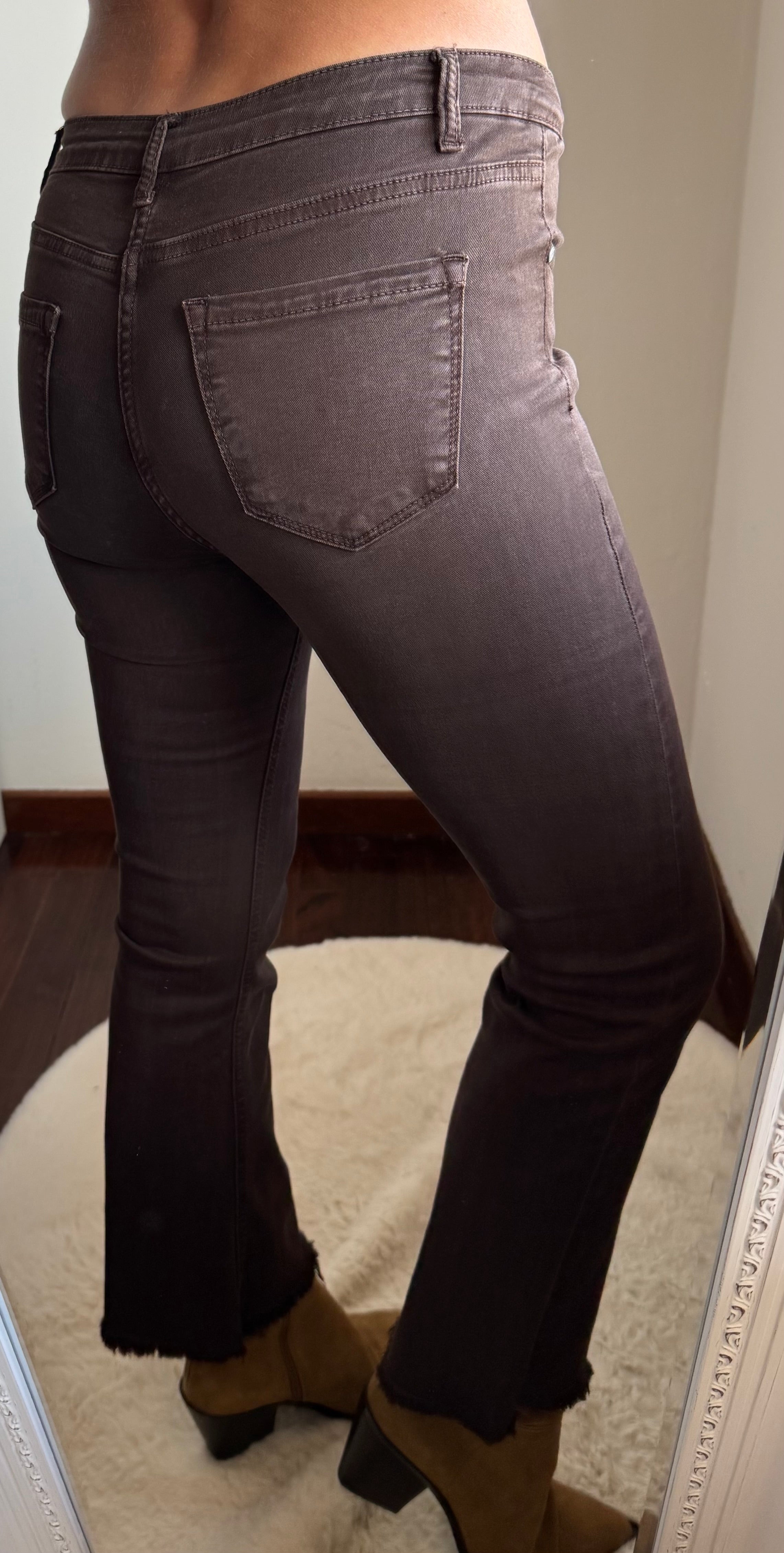 Jeans trombetta chocolate
