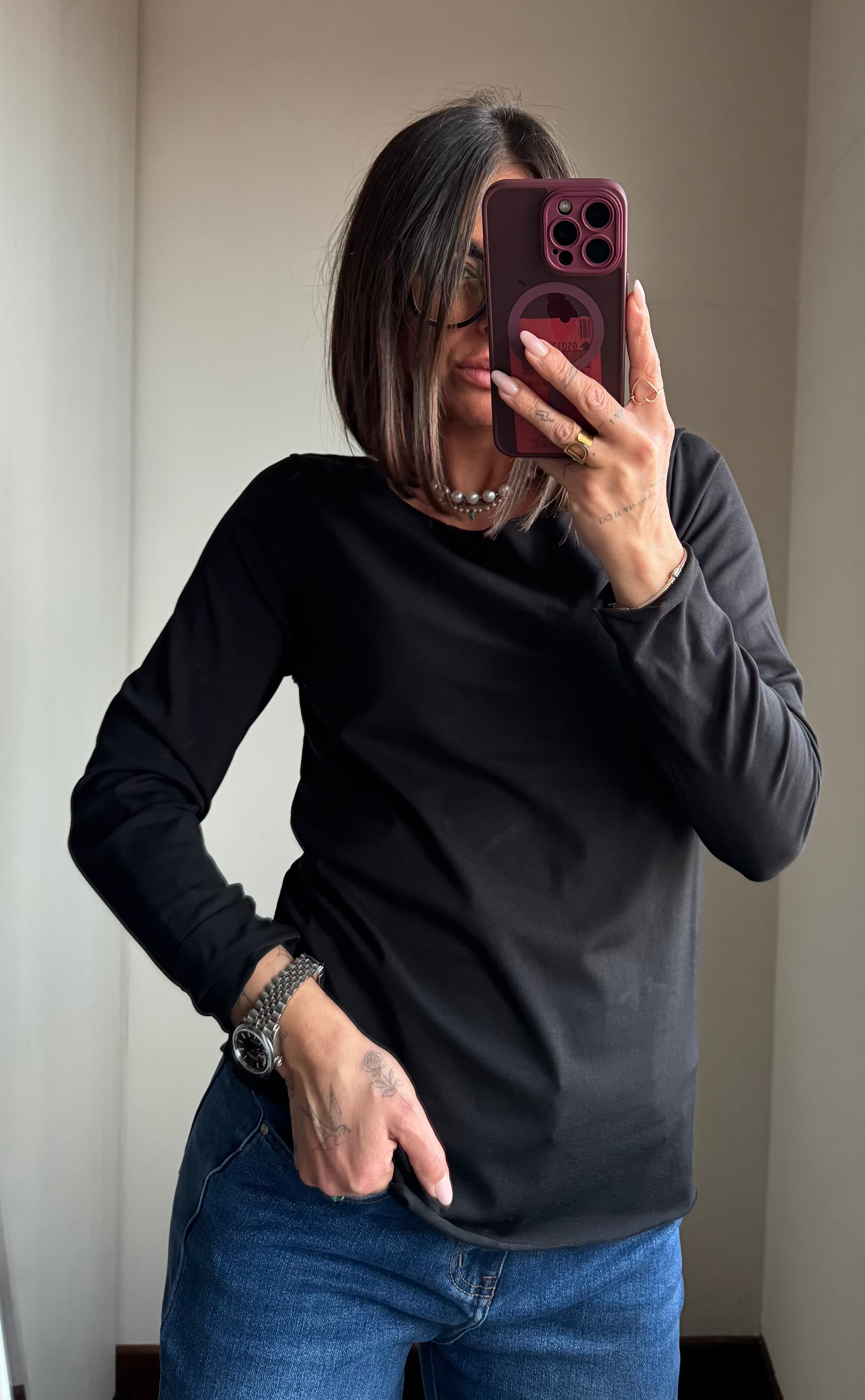 Maglia taglio laser SLIM FIT