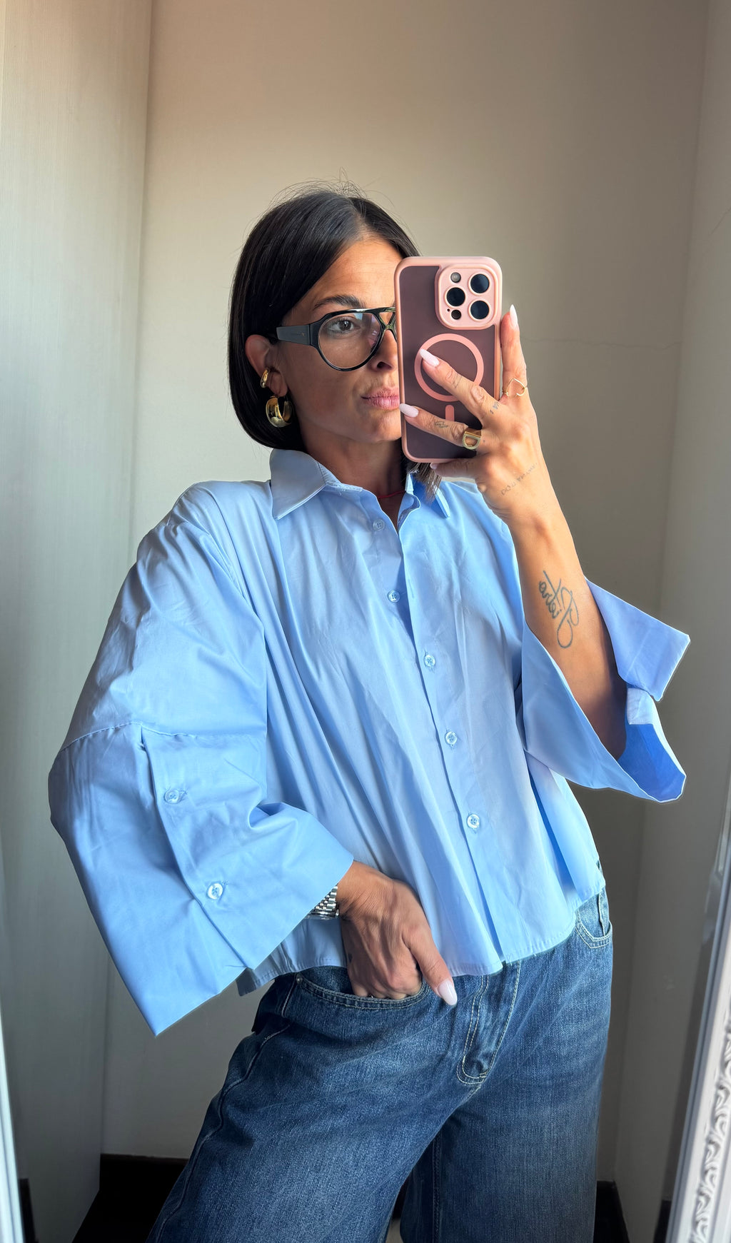 Camicia crop Altamira