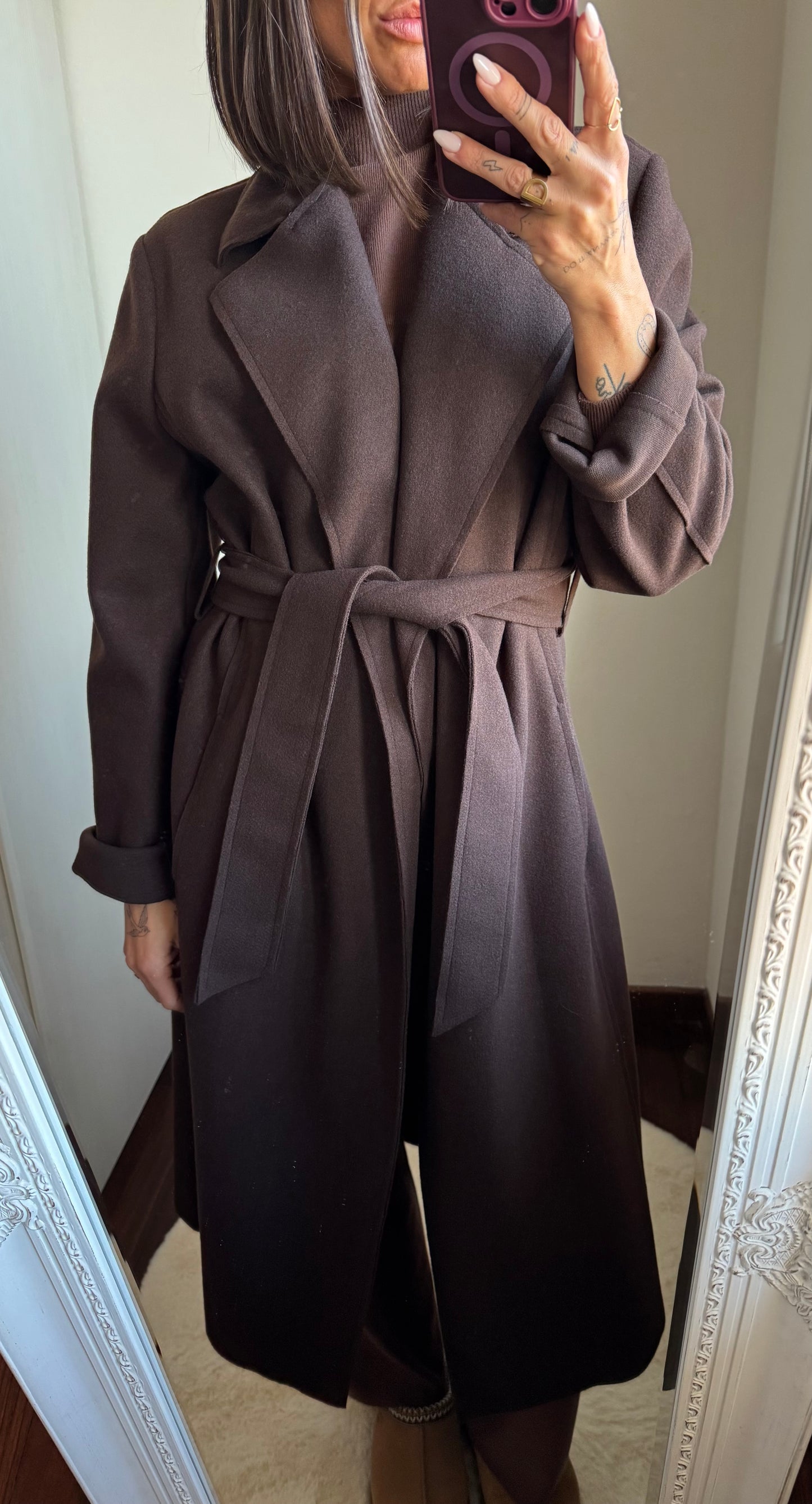 Cappotto in panno TWO WAY