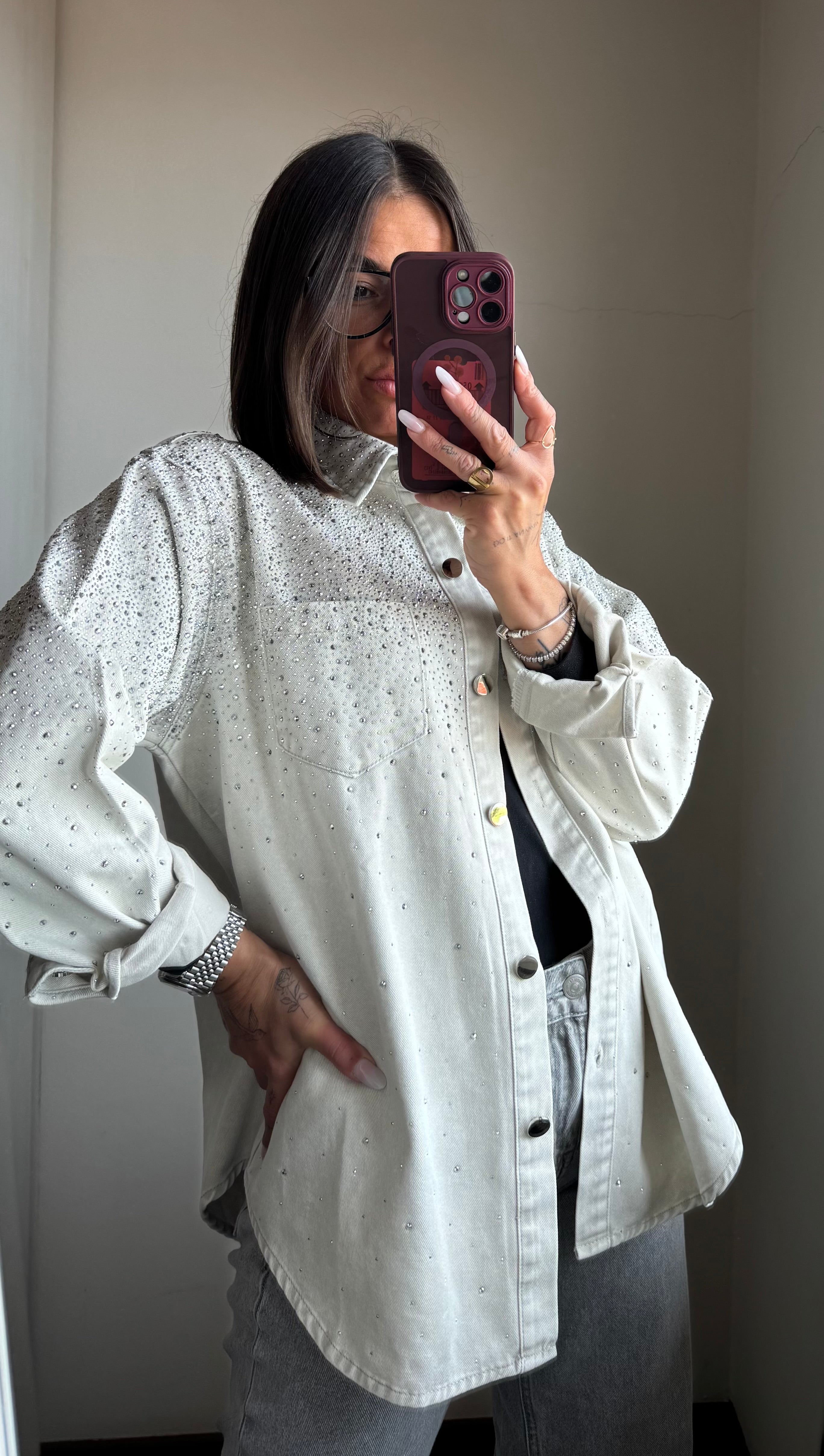 Giacca a camicia Laila
