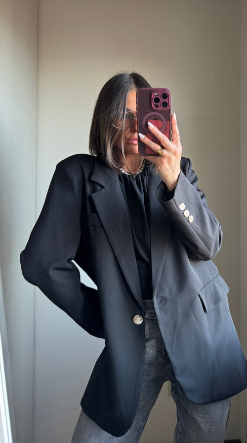 Blazer oversize black