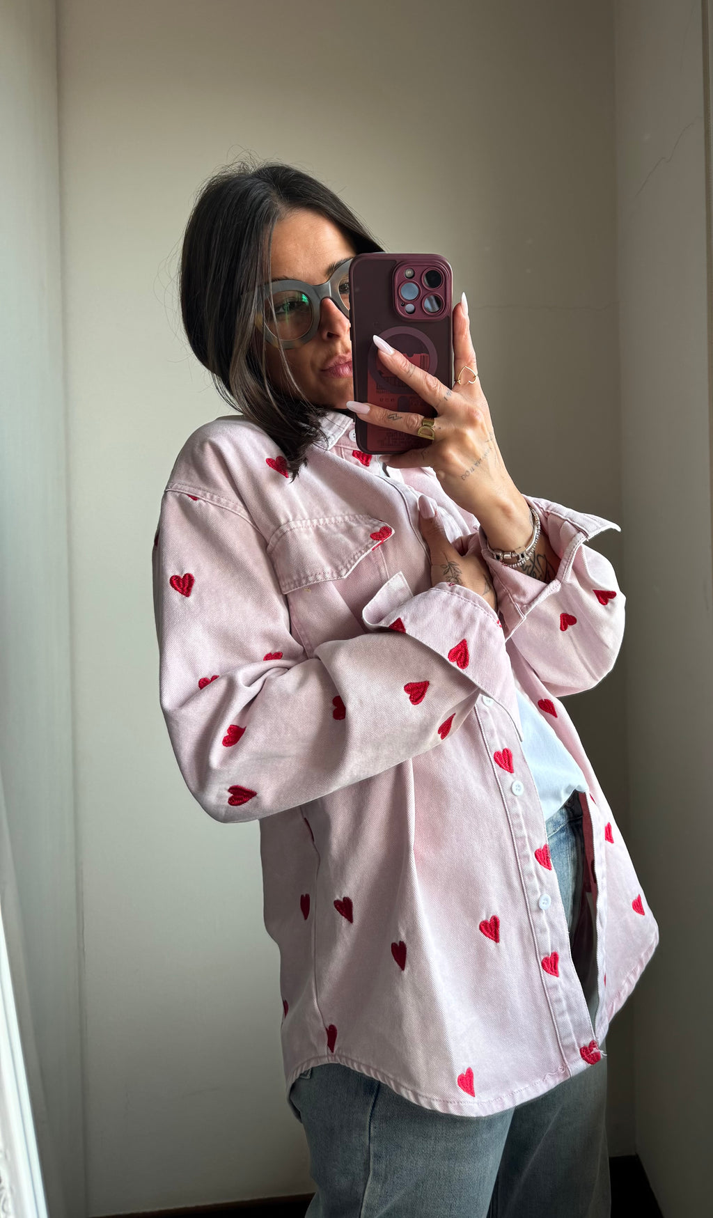 Giacca a camicia LOVE