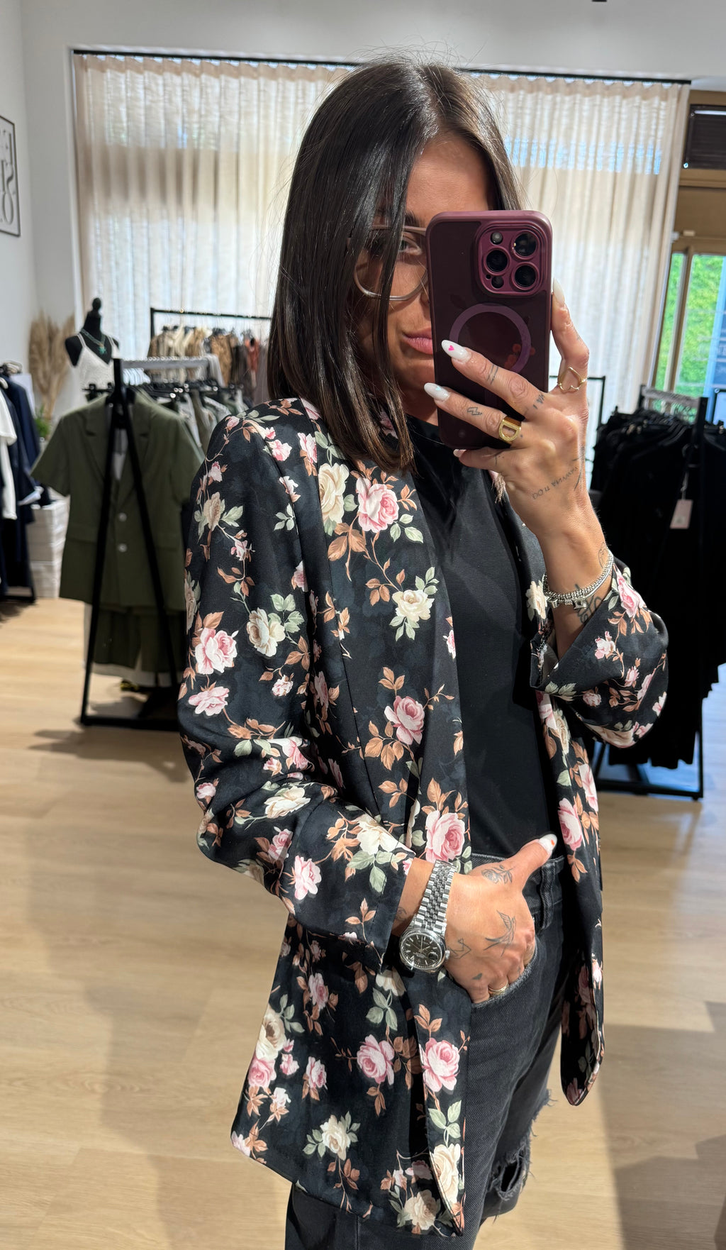 Blazer fiori