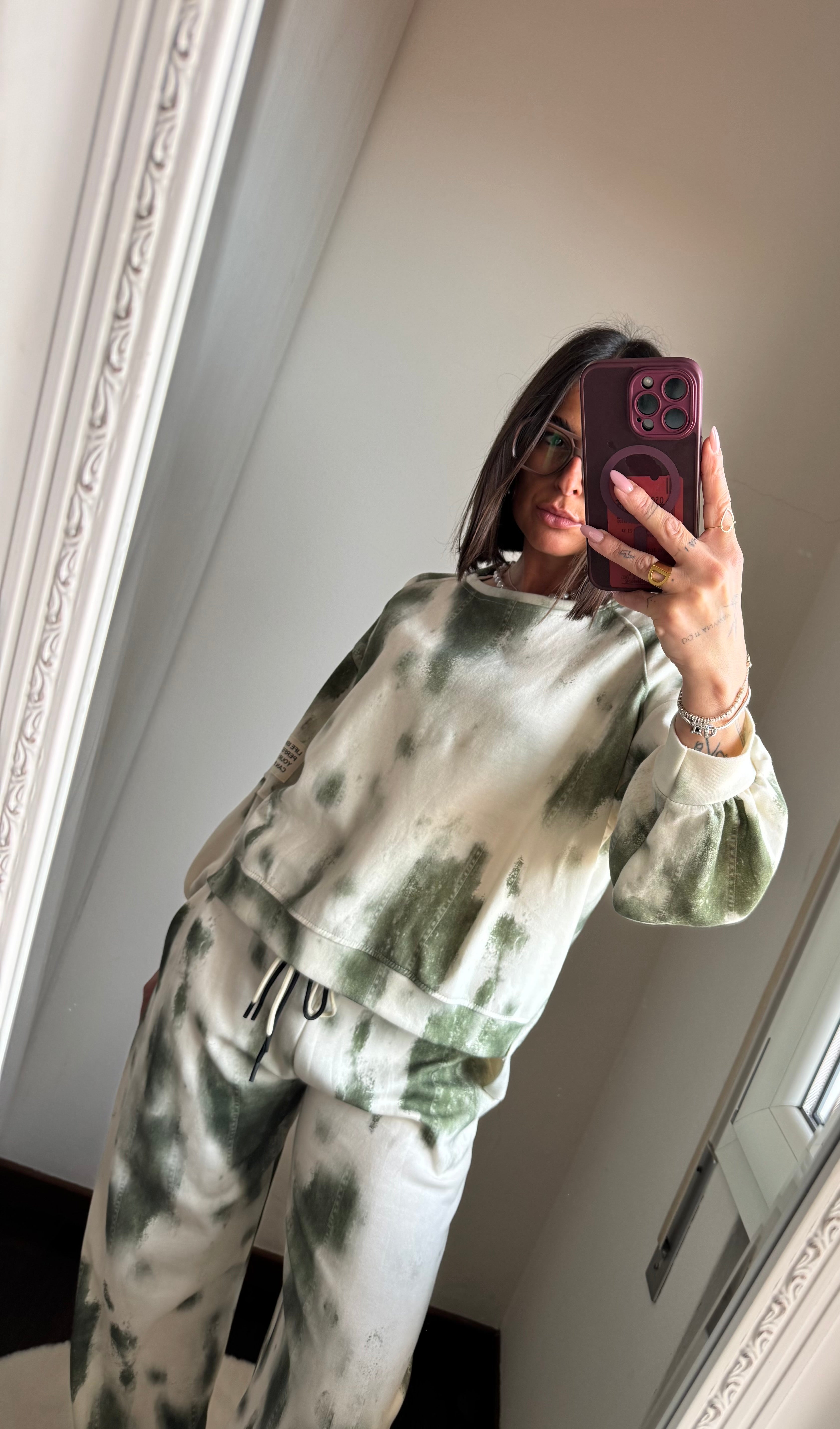 Coordinato tuta print