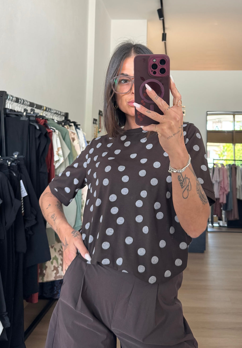 T-shirt pois