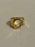 Anello con iniziale