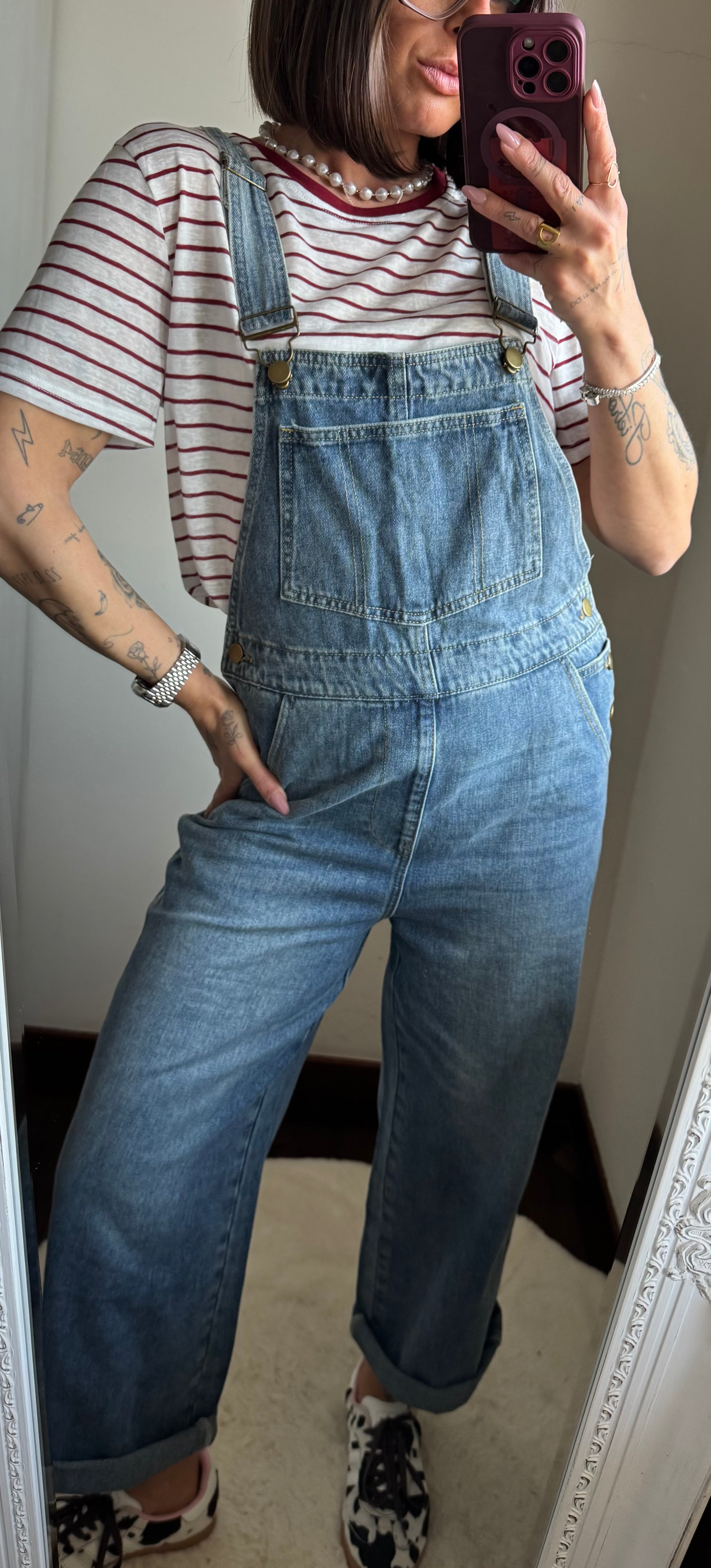 Salopette in denim