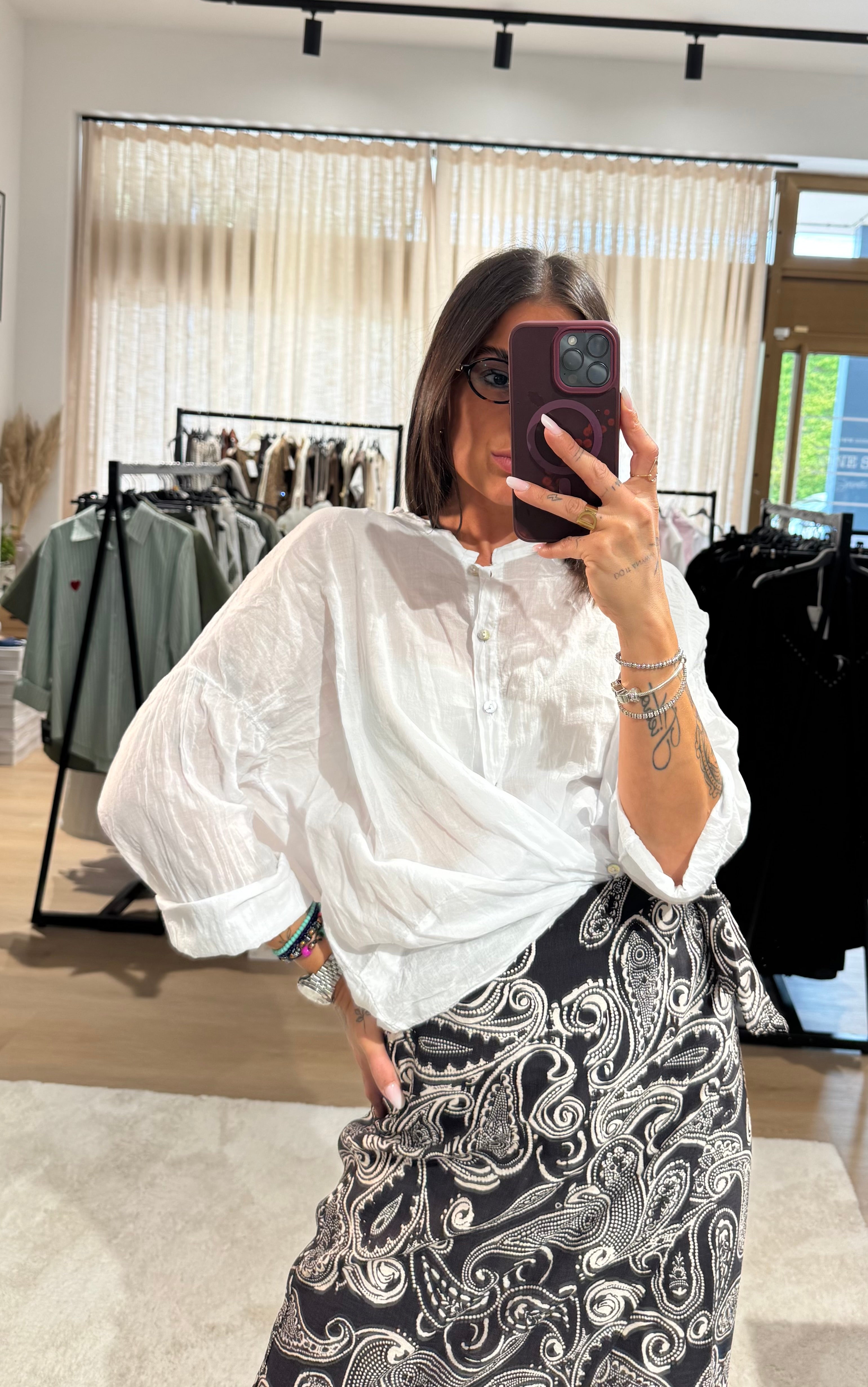 Camicia coreana cotone
