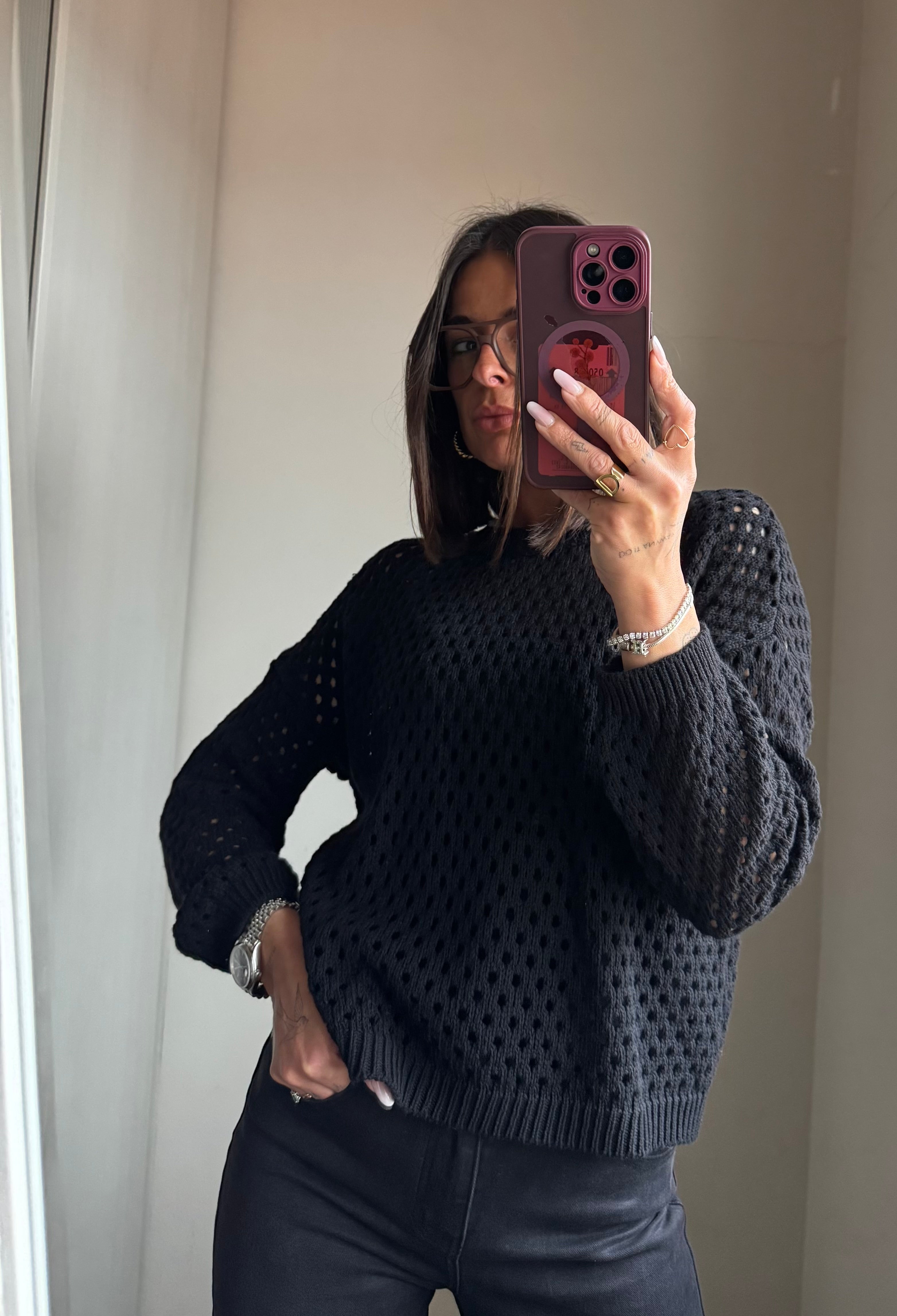 Maglioncino traforato