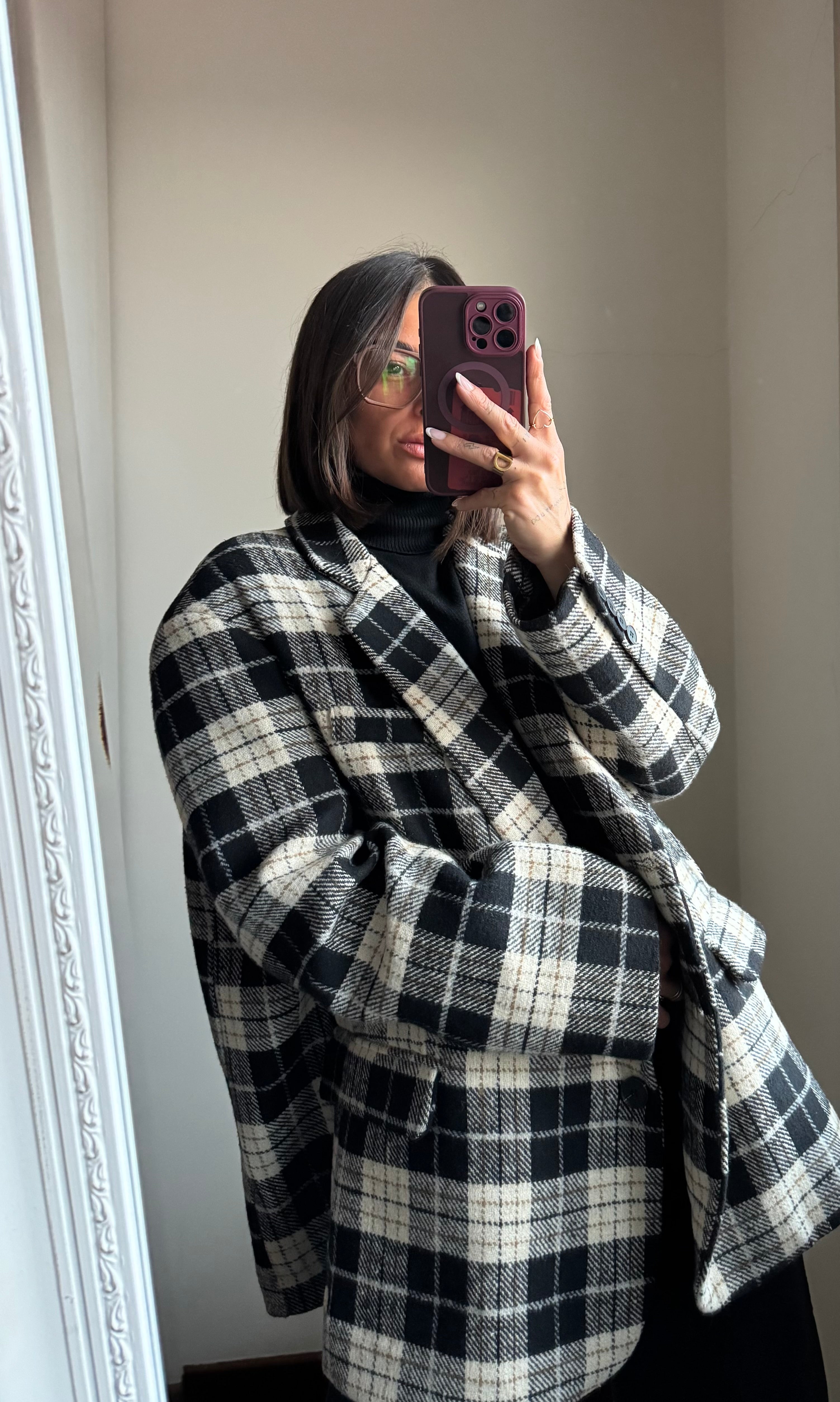 Blazer check over Lumina