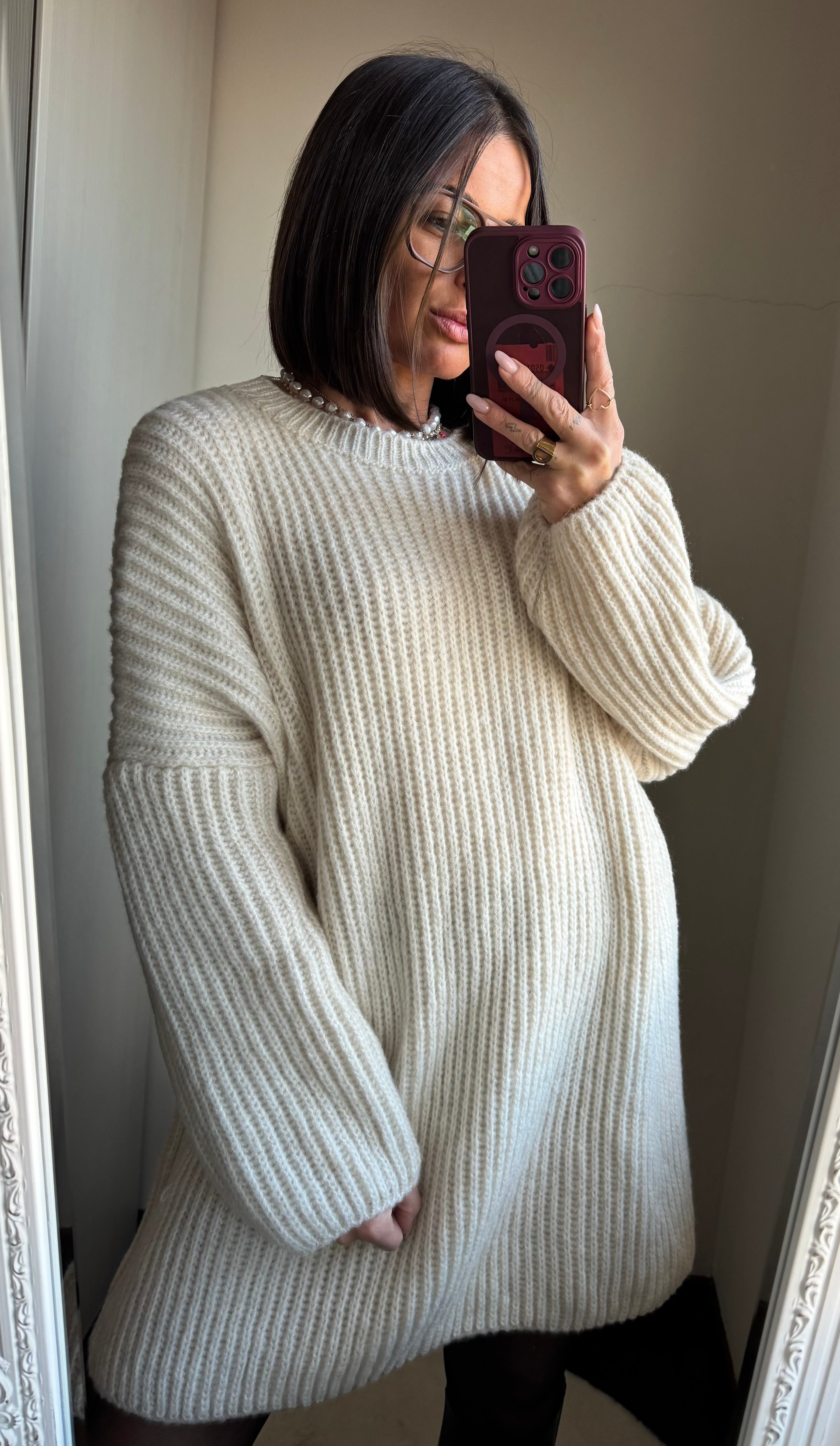 Abito in maglia over