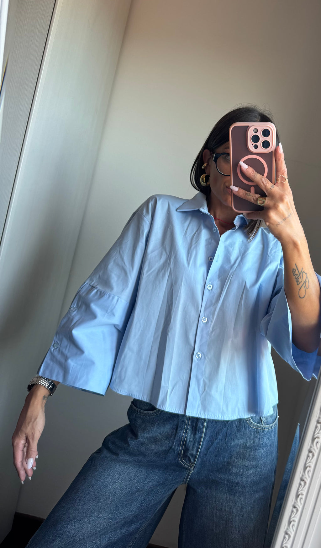 Camicia crop Altamira