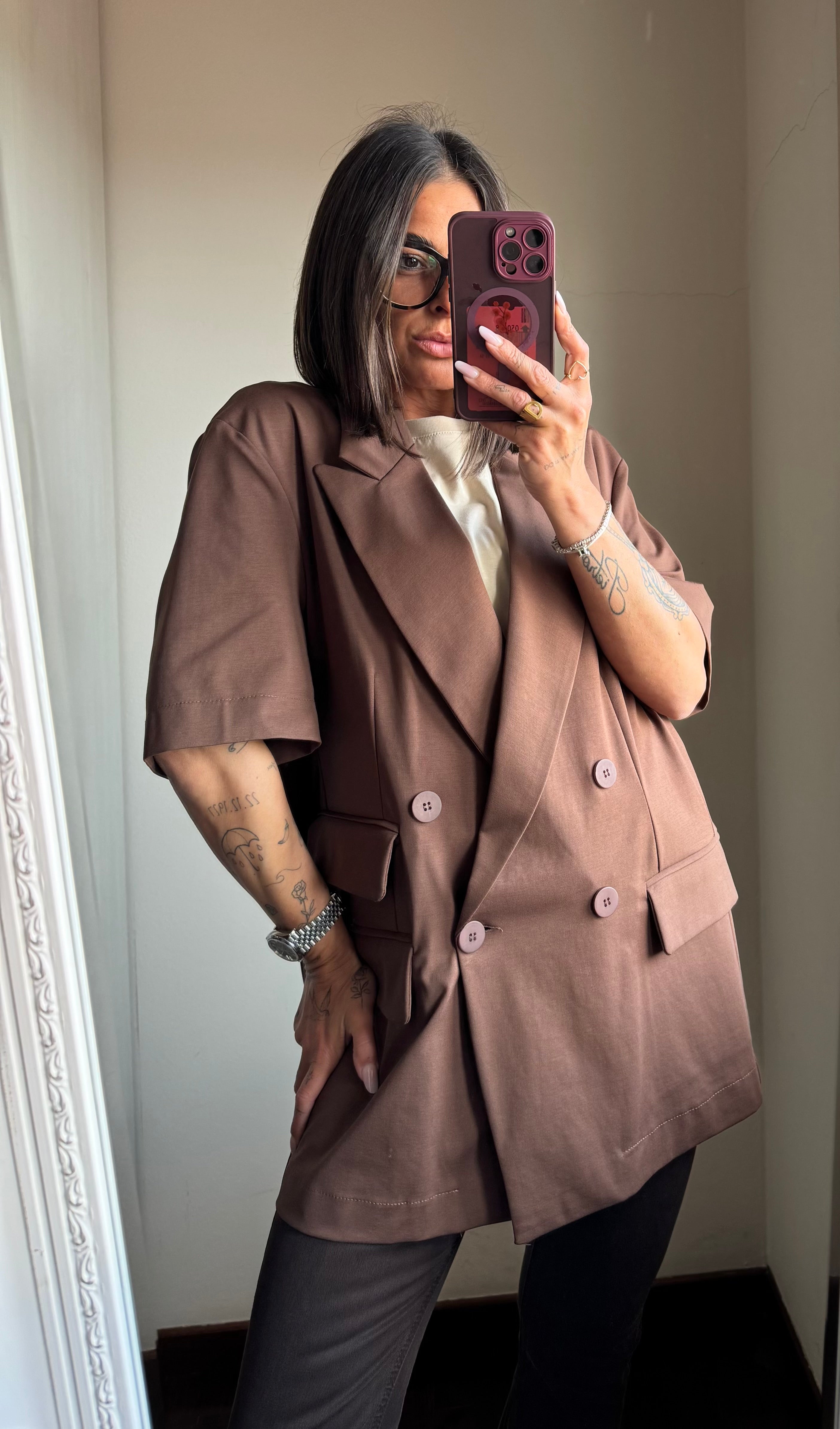 Giacca mezza manica Lumina