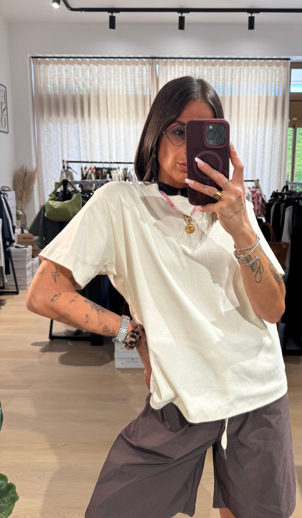 T-shirt basic a scatola