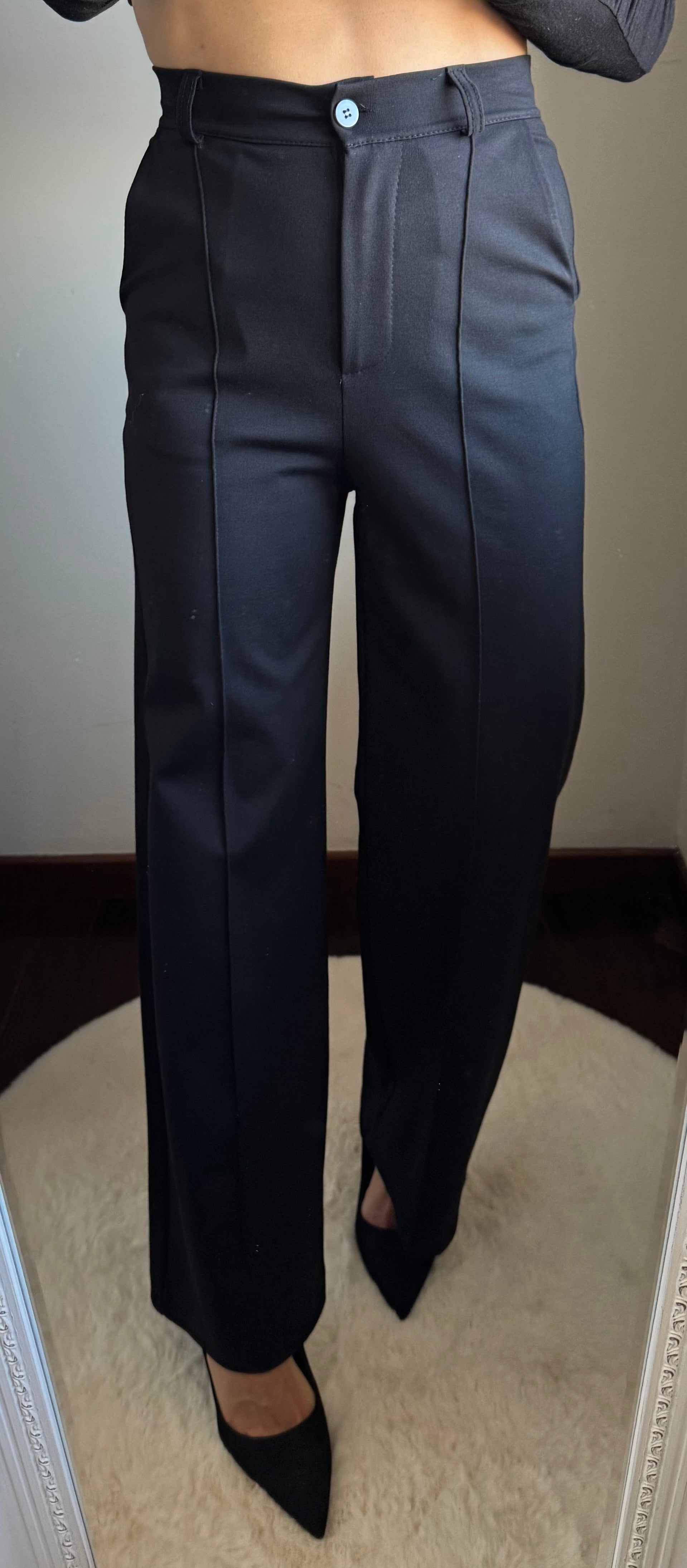Pantalone palazzo elasticizzato