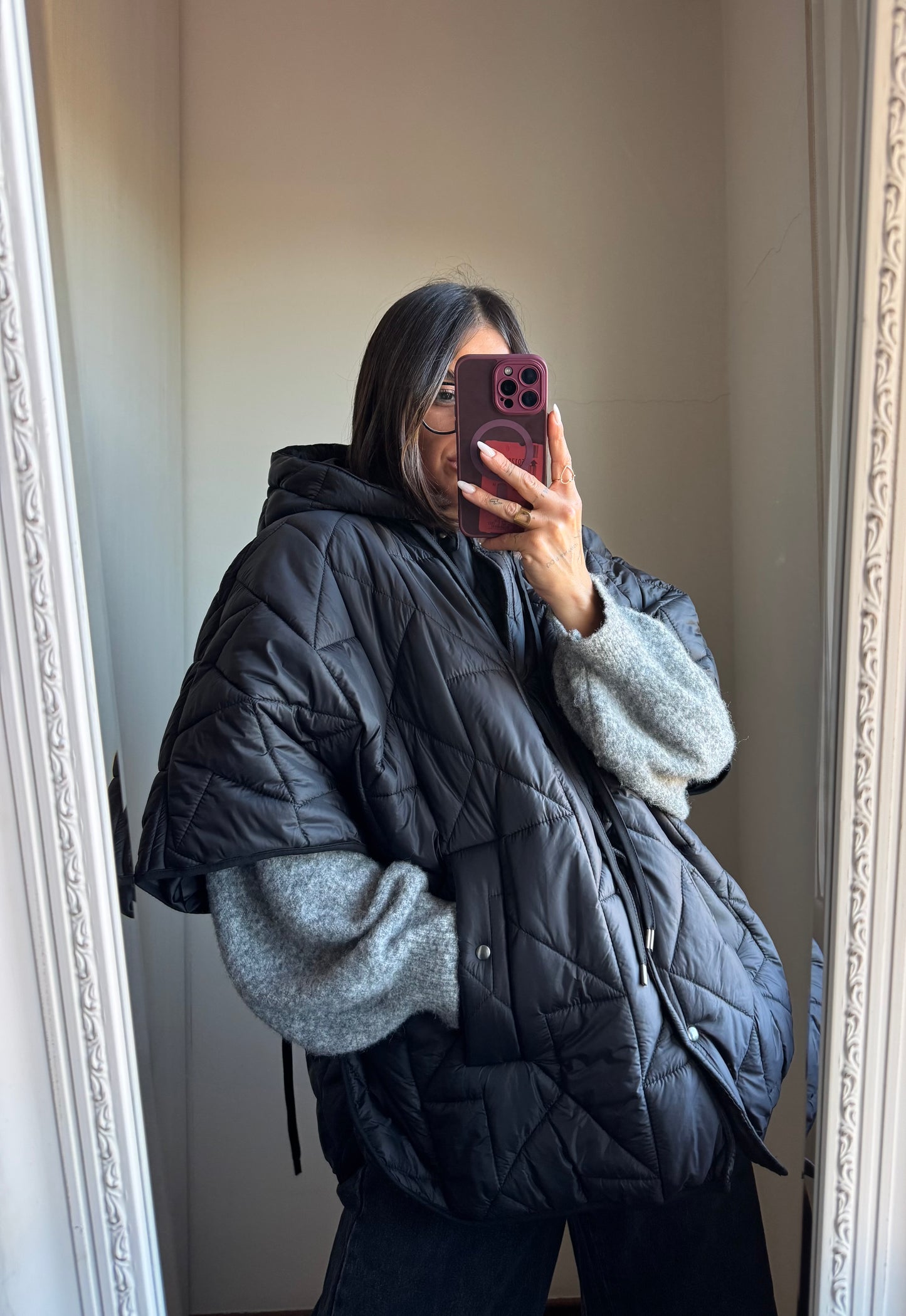 Giacca trapuntata mezza manica