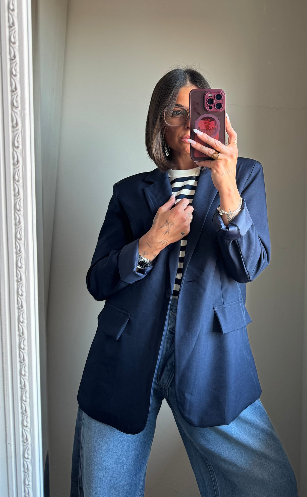 Blazer Mavi