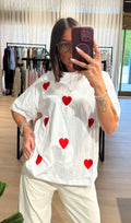 T-shirt cuoricini