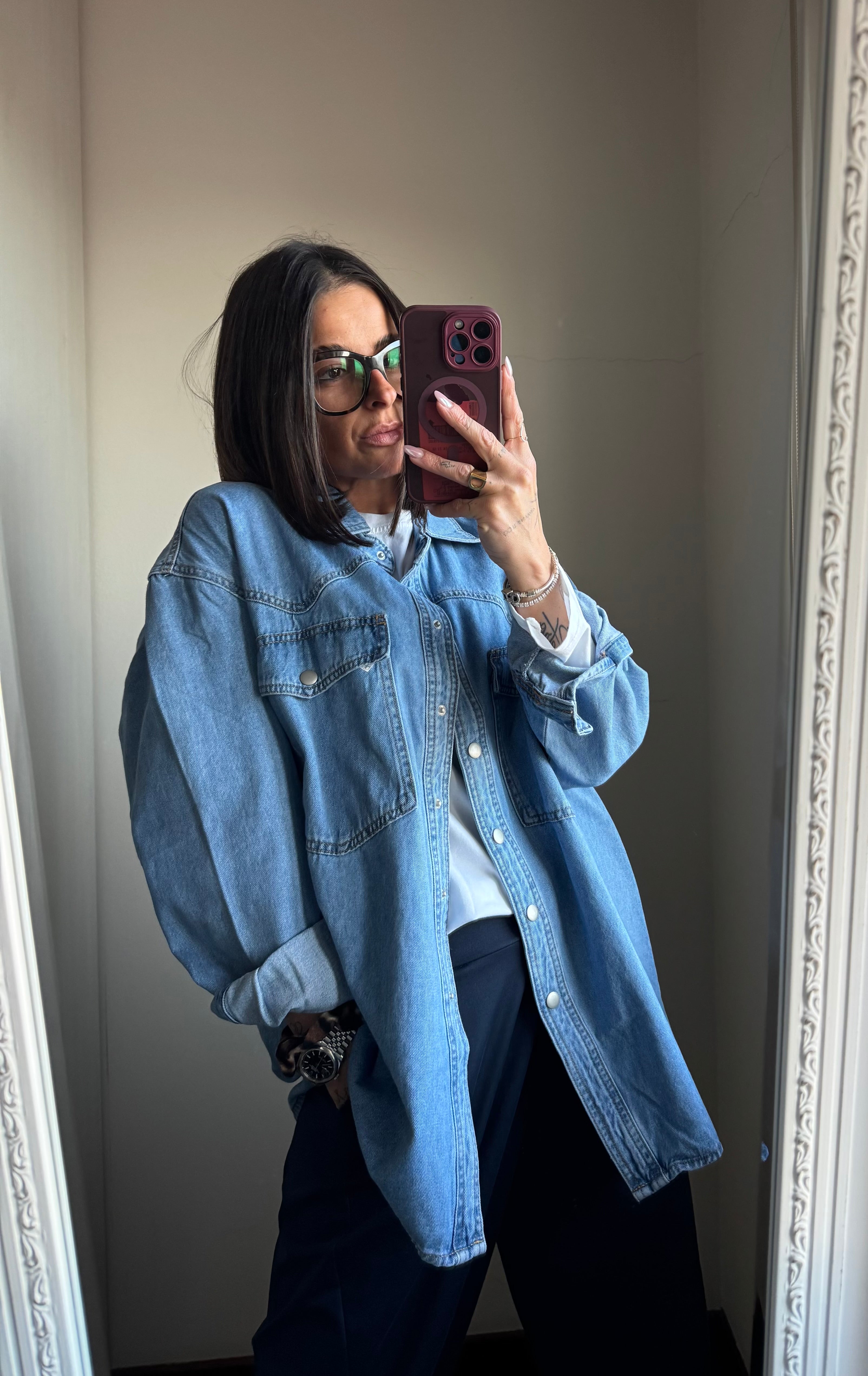 Giacca a camicia denim over YOU DECIDE