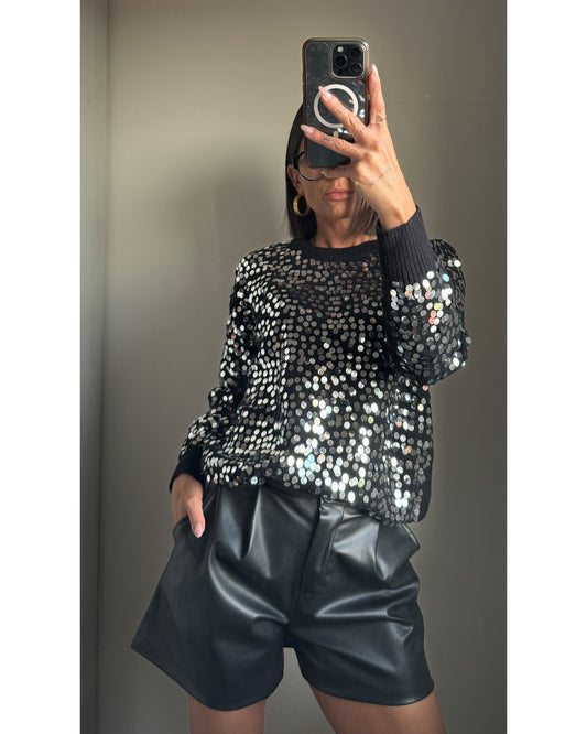 Shorts ecopelle