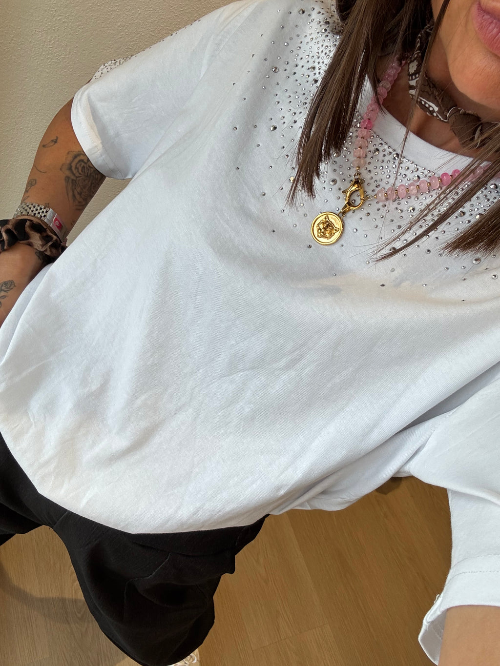 T-shirt brillante