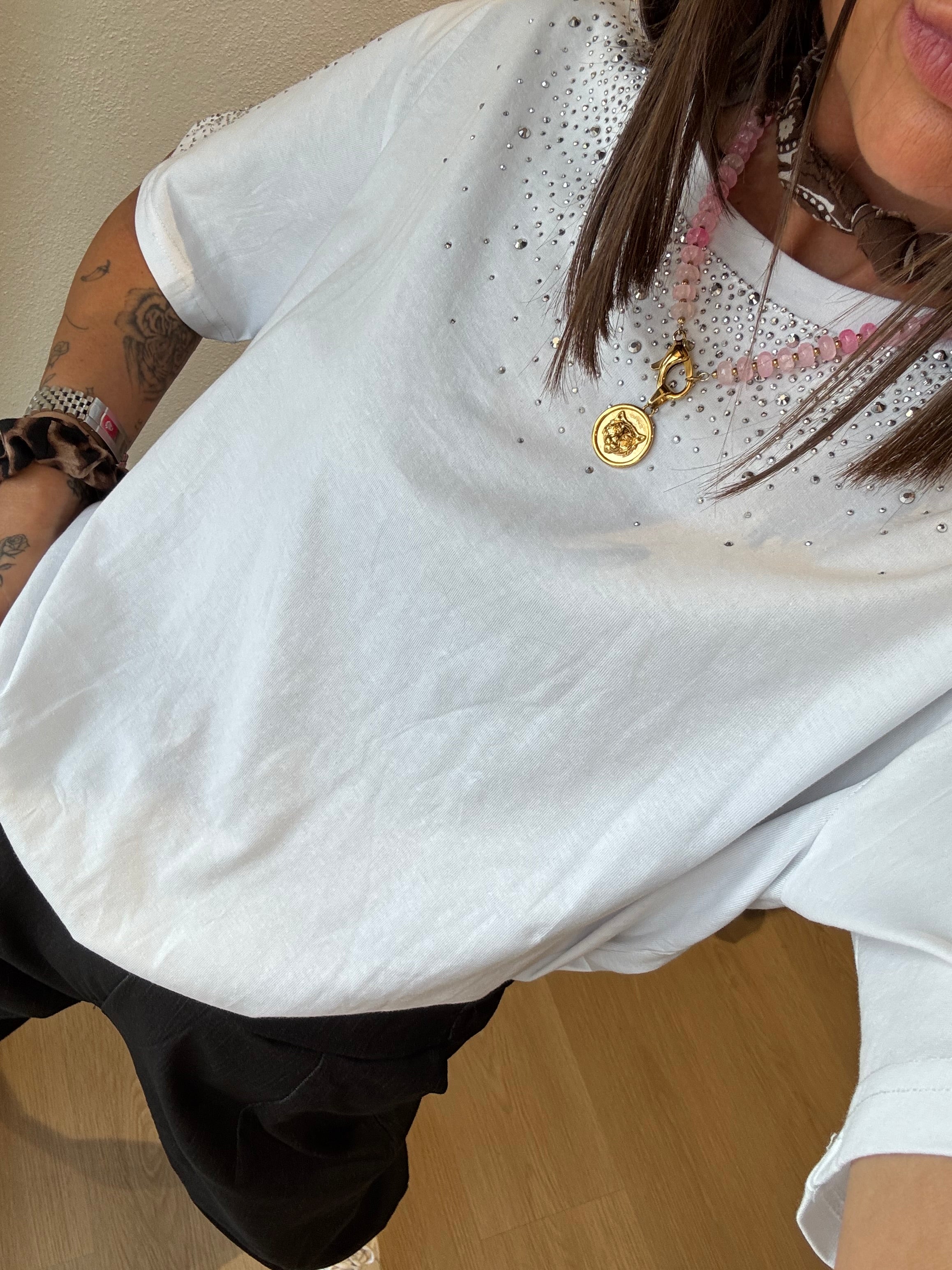 T-shirt brillante