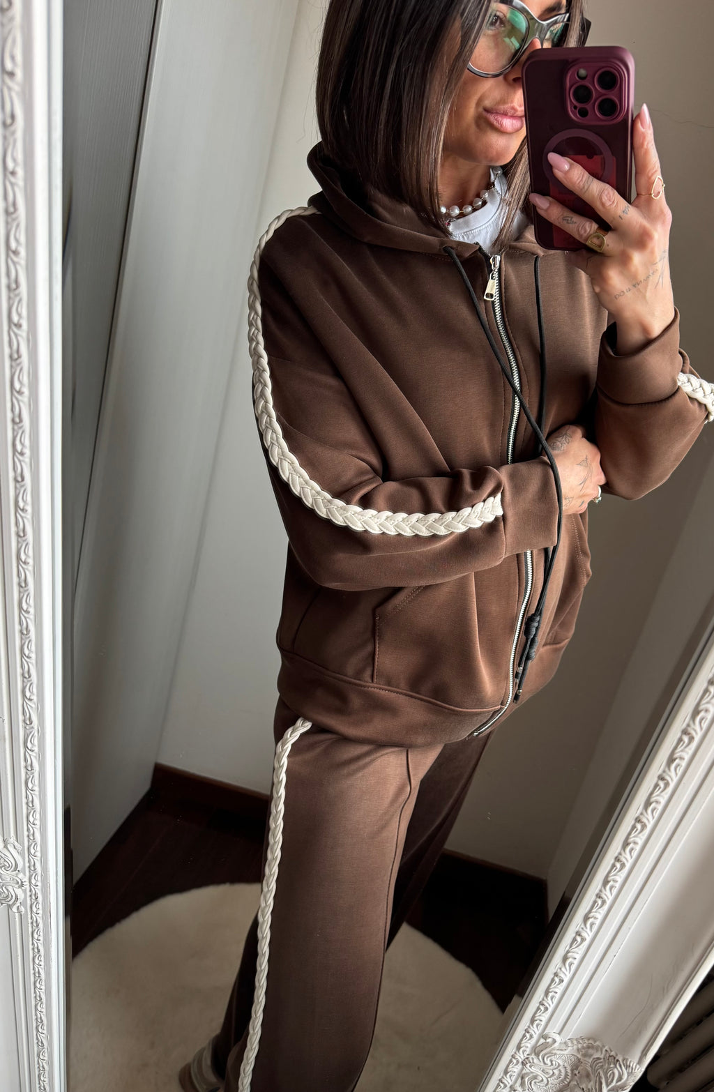 Coordinato treccia