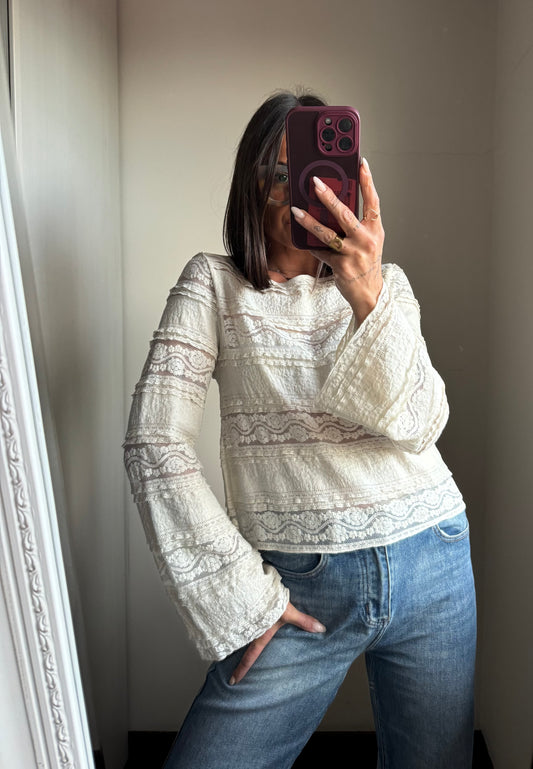 Maglia sottogiacca pizzo