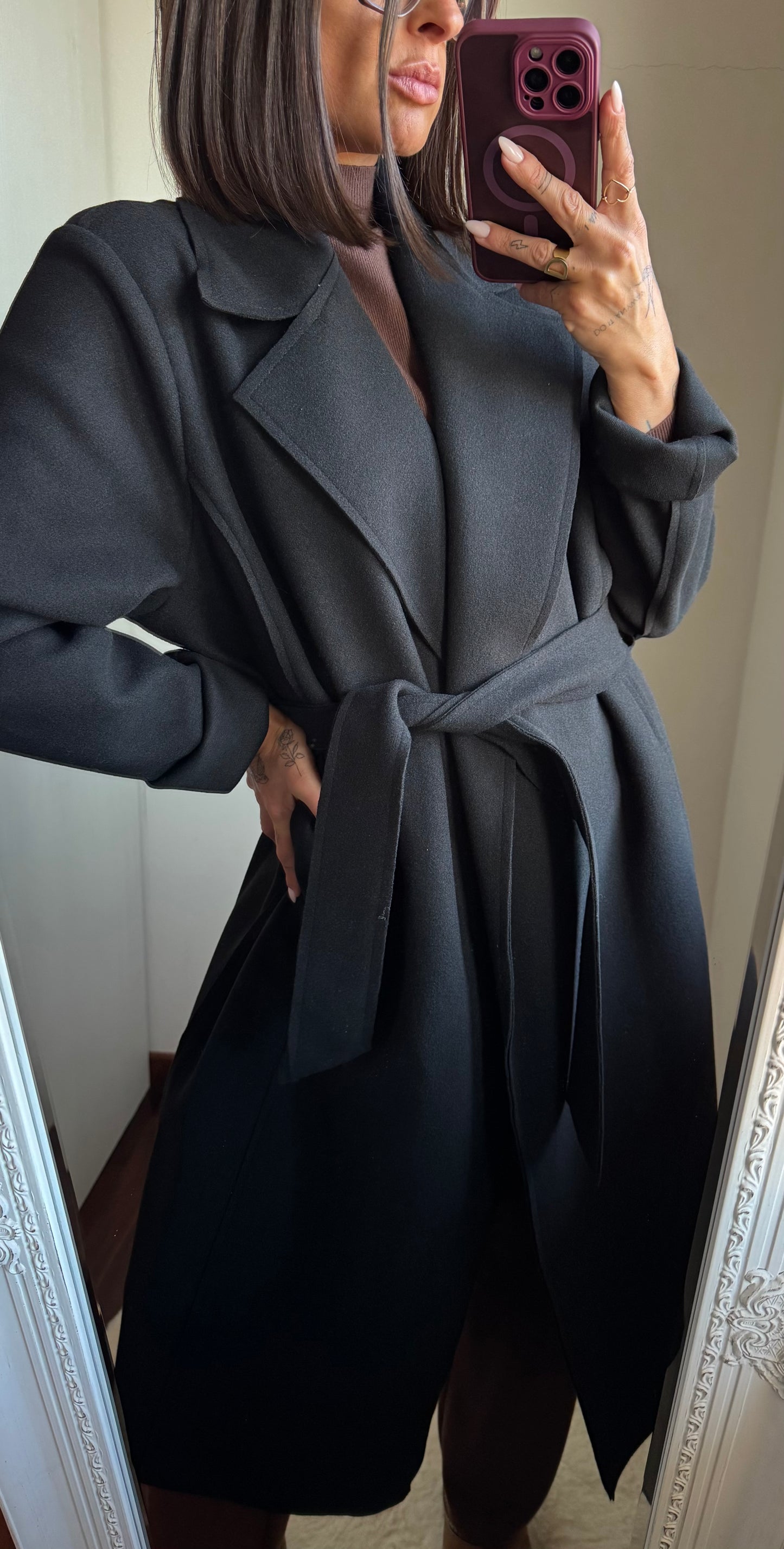 Cappotto in panno TWO WAY