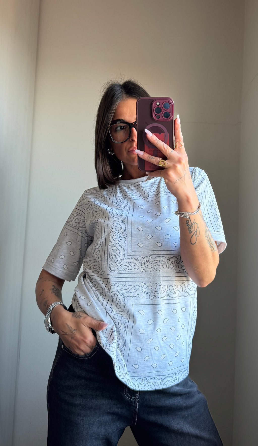 T-shirt bandana