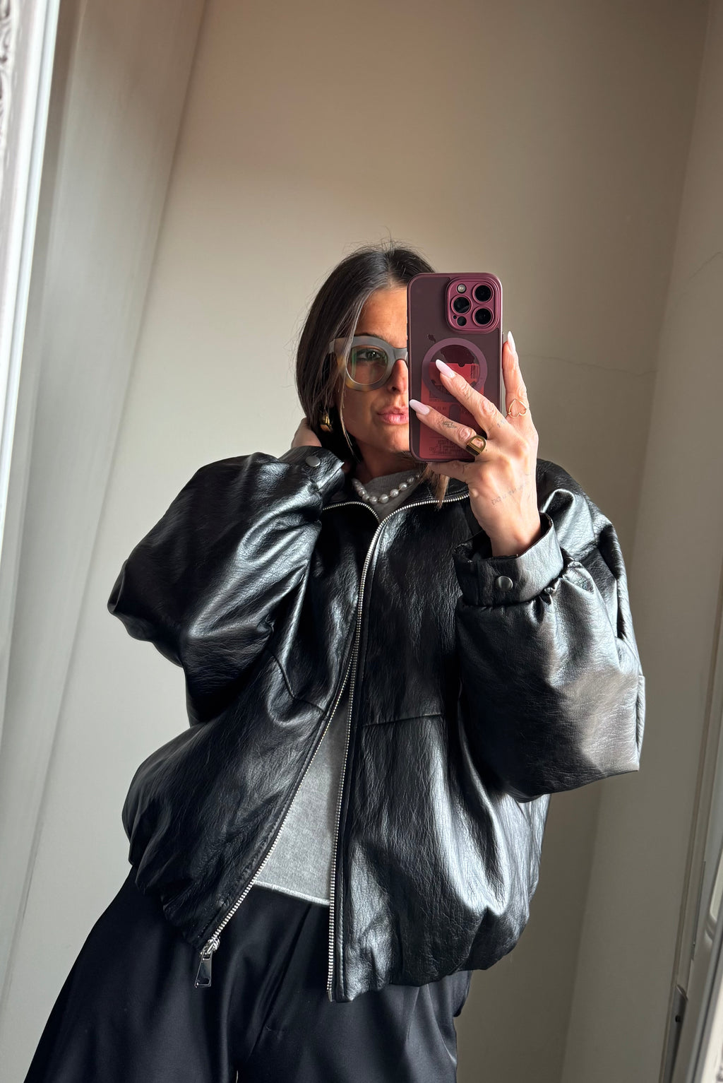 Bomber ecopelle