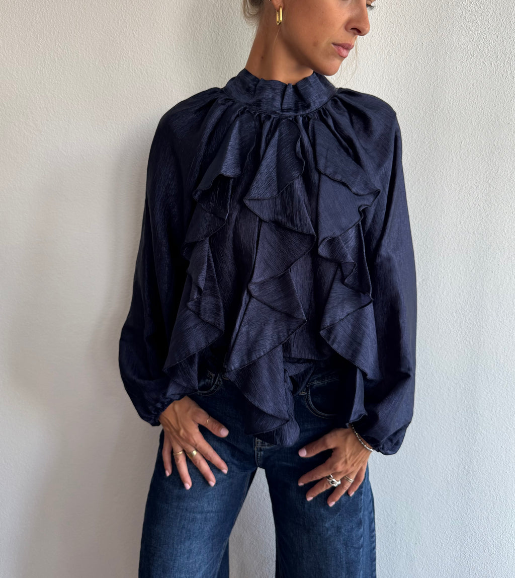 Camicia con volant