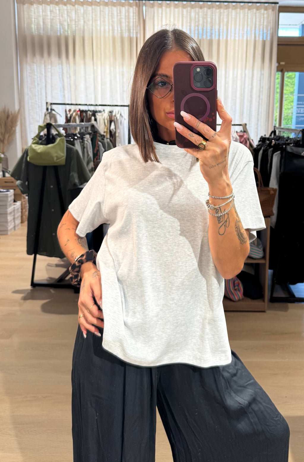 T-shirt basic a scatola