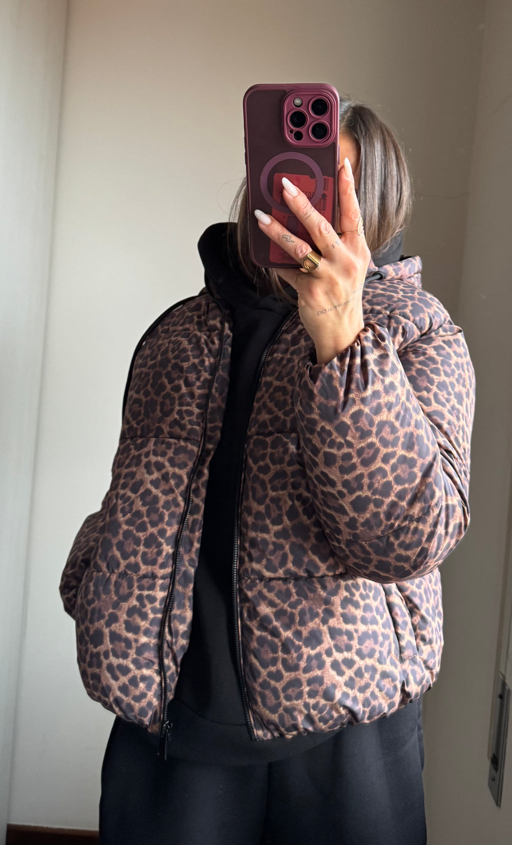 Giacca imbottita macula