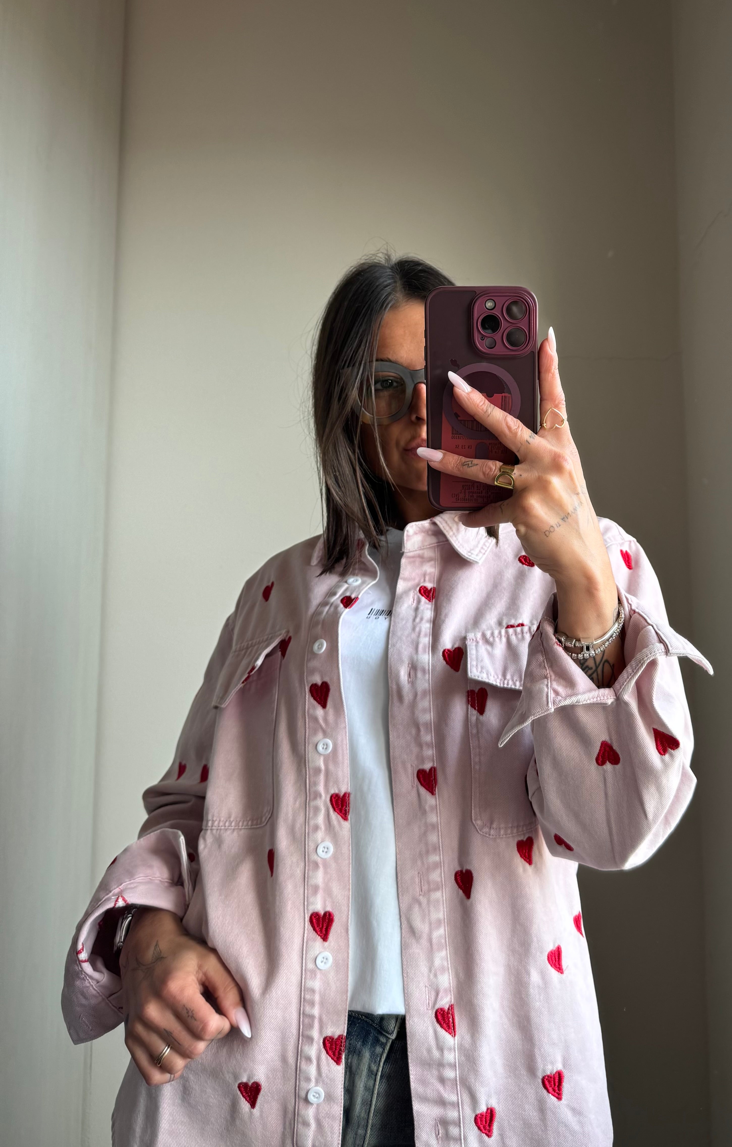 Giacca a camicia LOVE