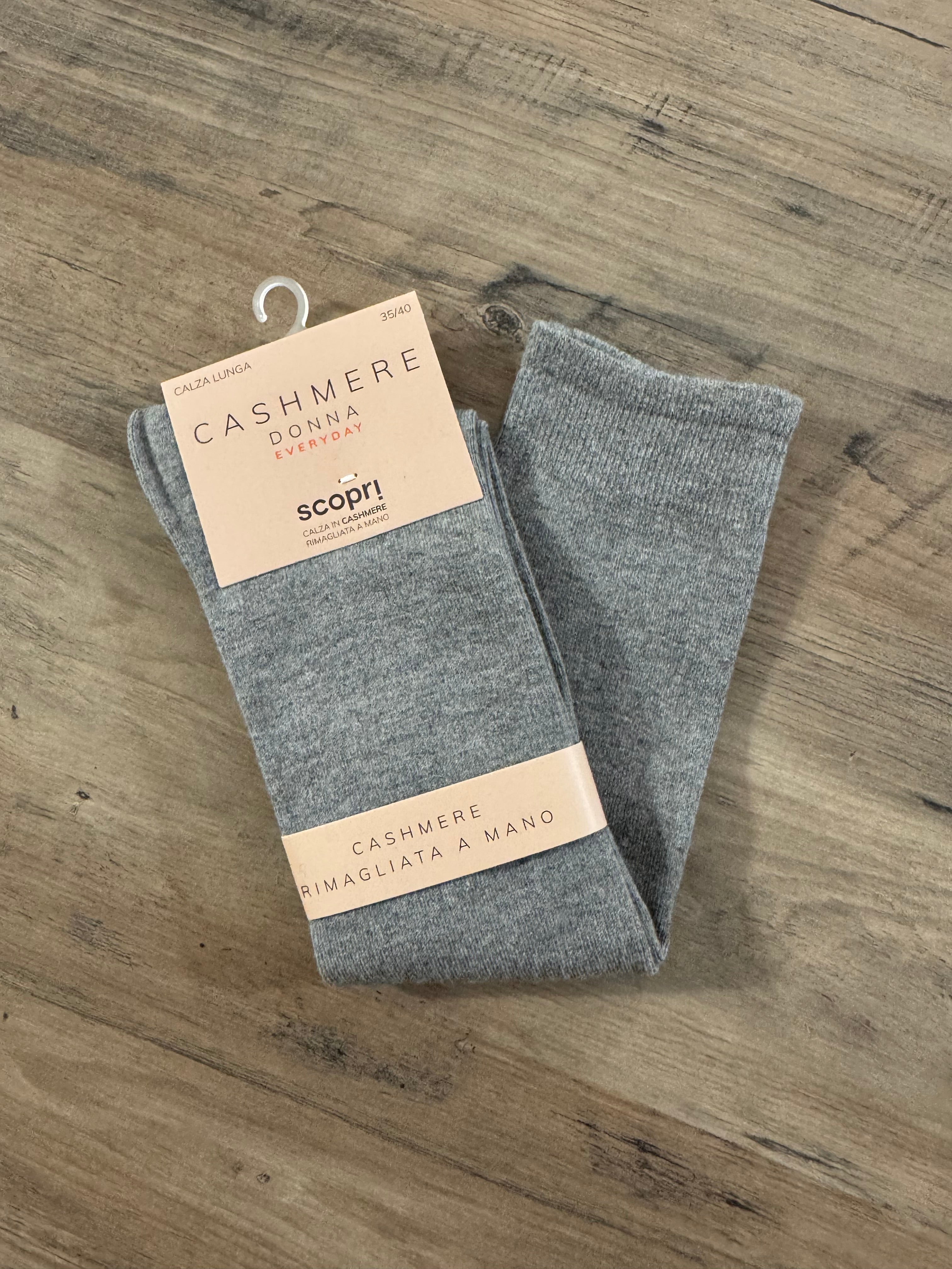 Calza cashmere lunga