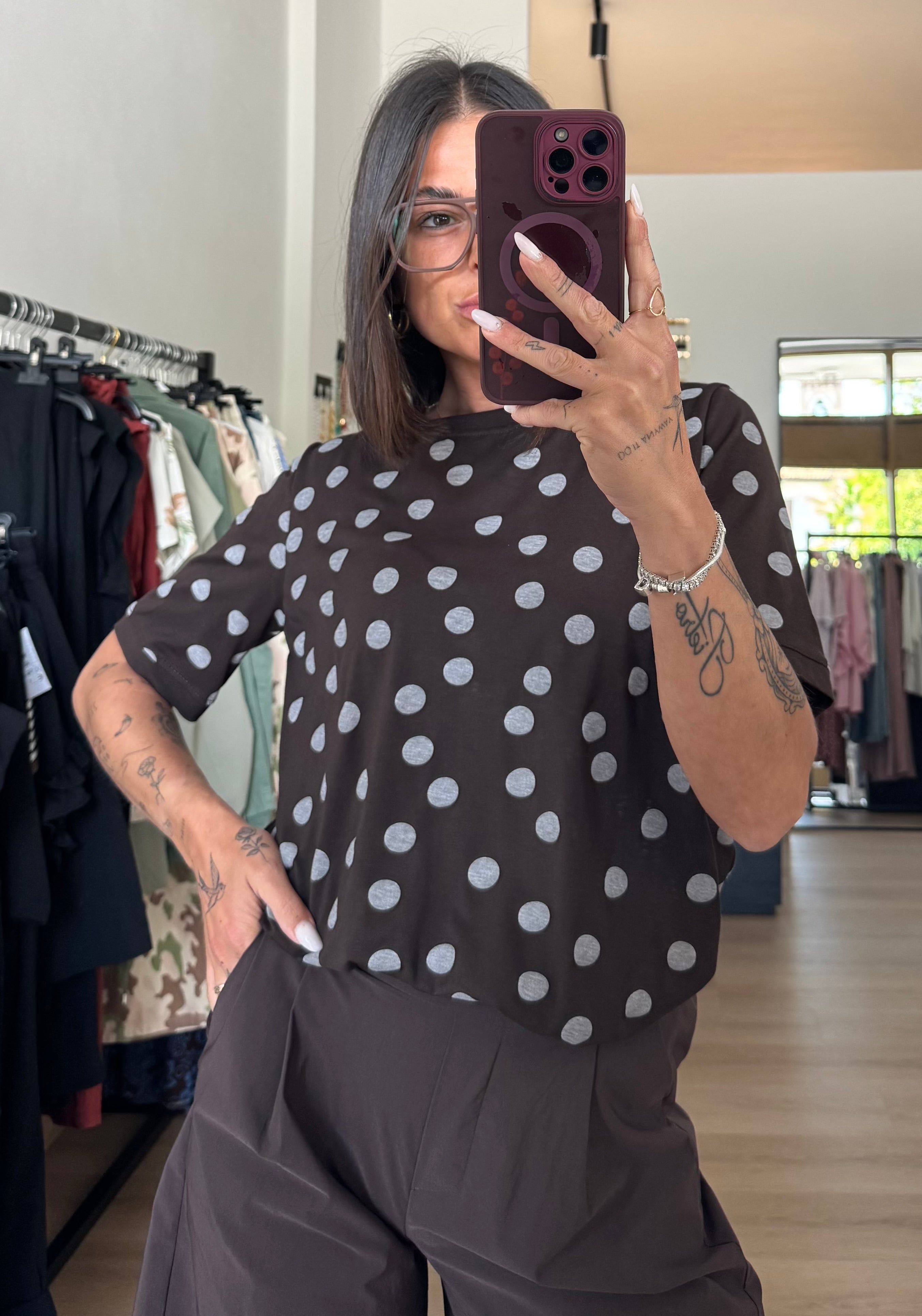T-shirt pois