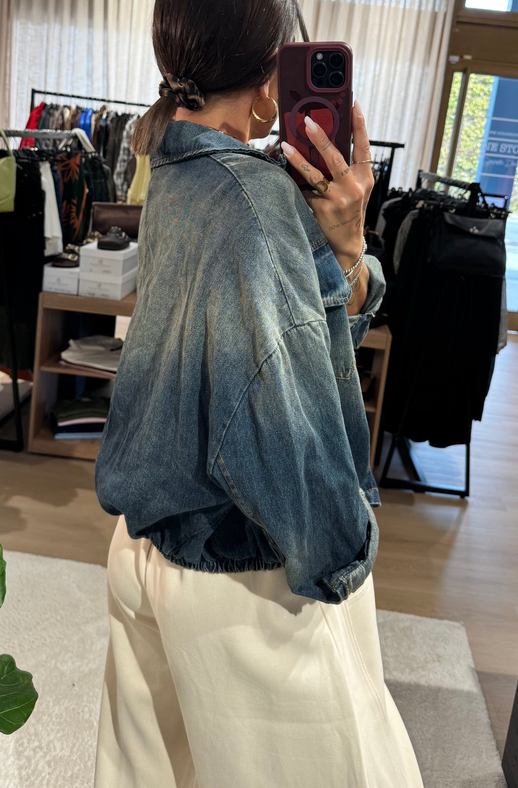 Bomber denim vintage