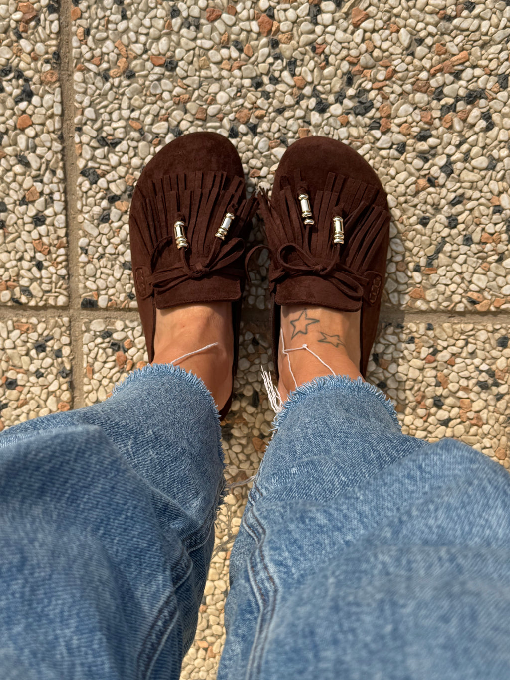 Mules con frange
