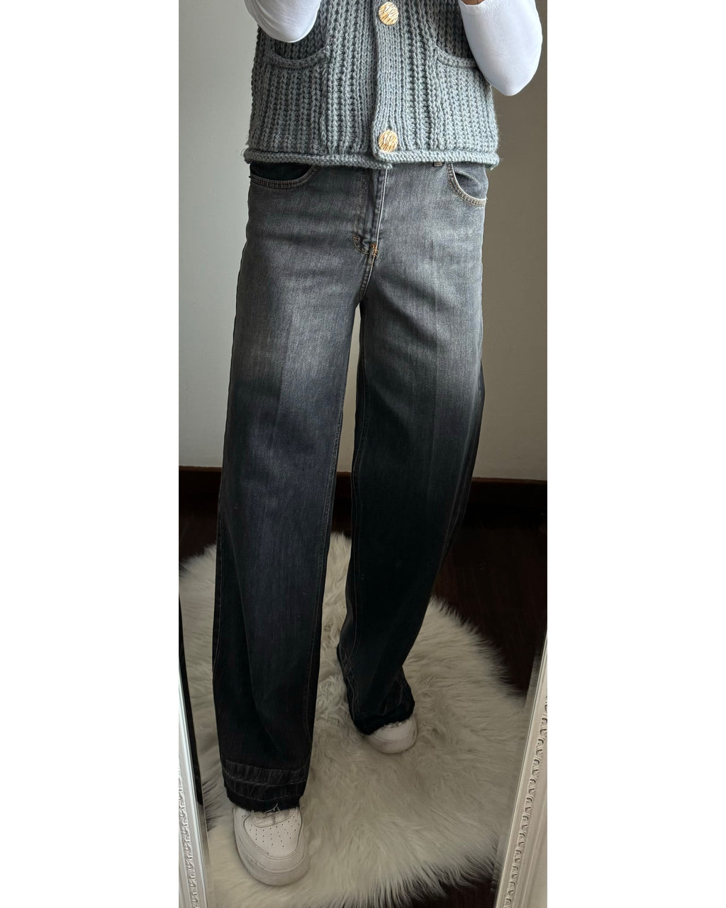 Jeans a palazzo Altamira