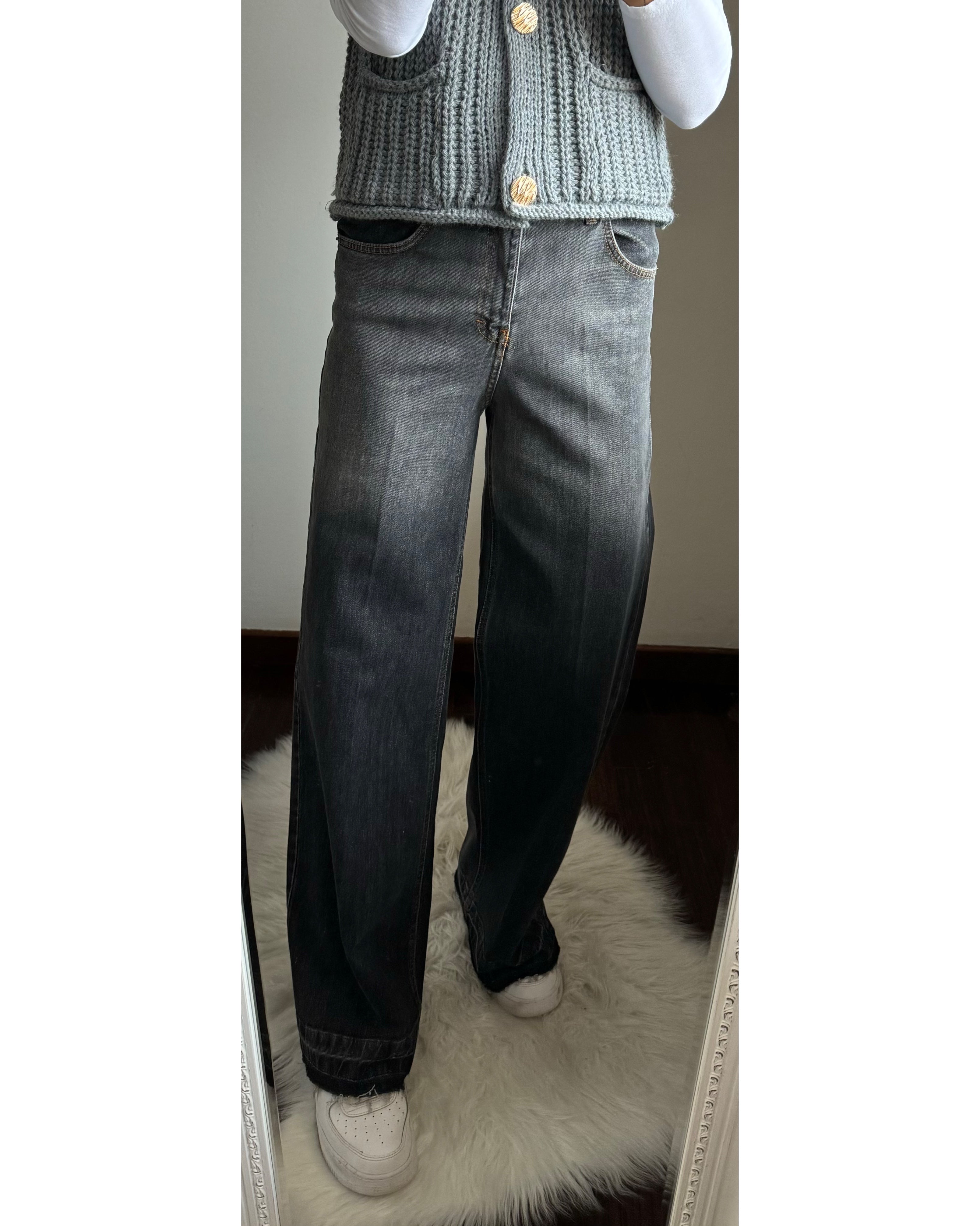 Jeans a palazzo Altamira