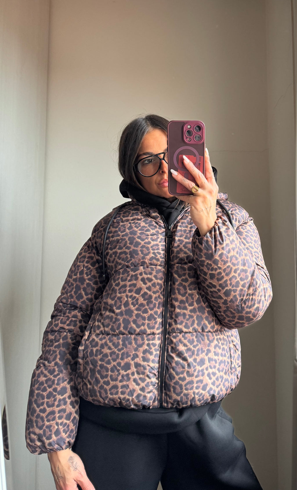 Giacca imbottita macula