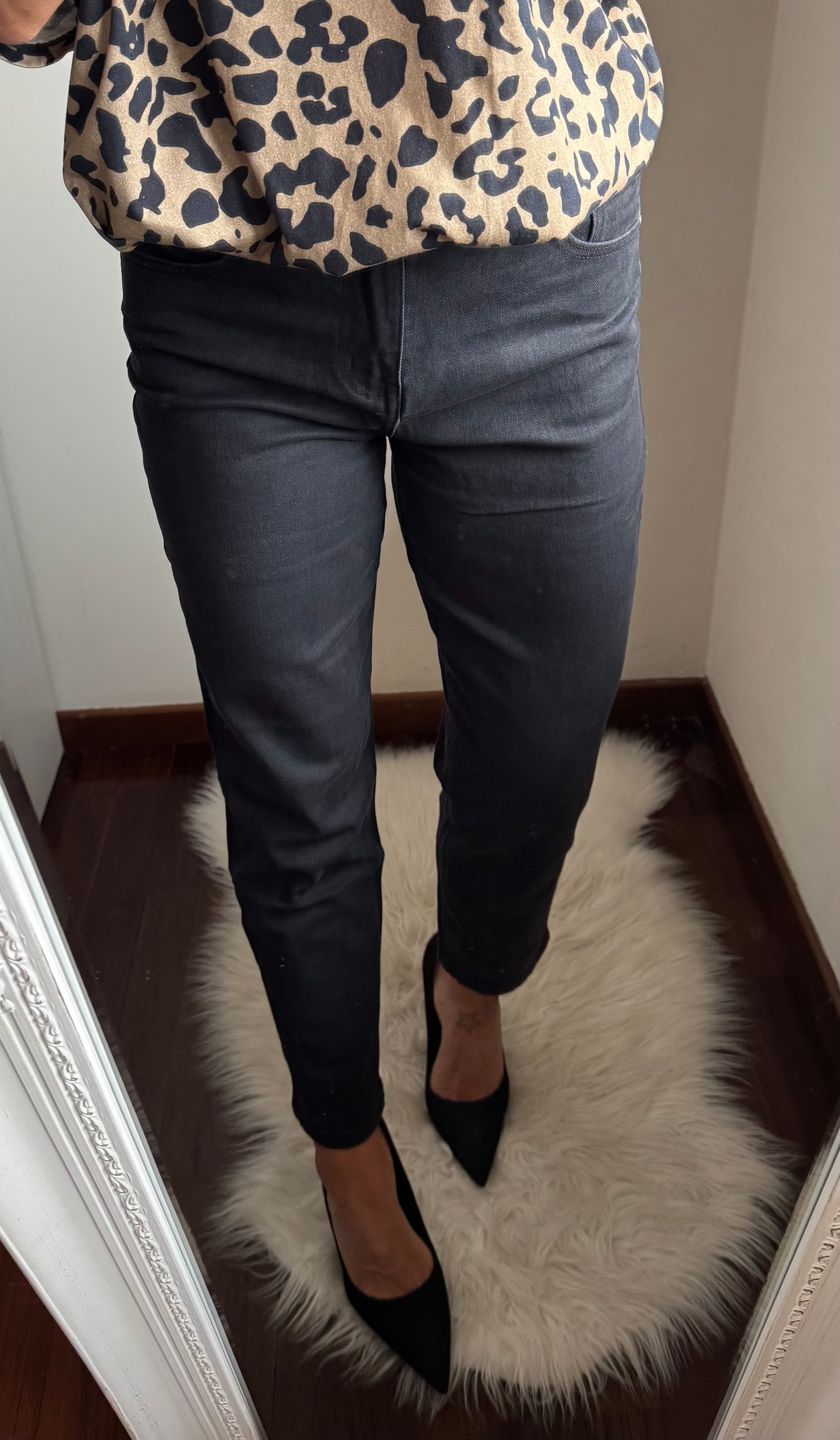 Jeans MOM FIT BLACK
