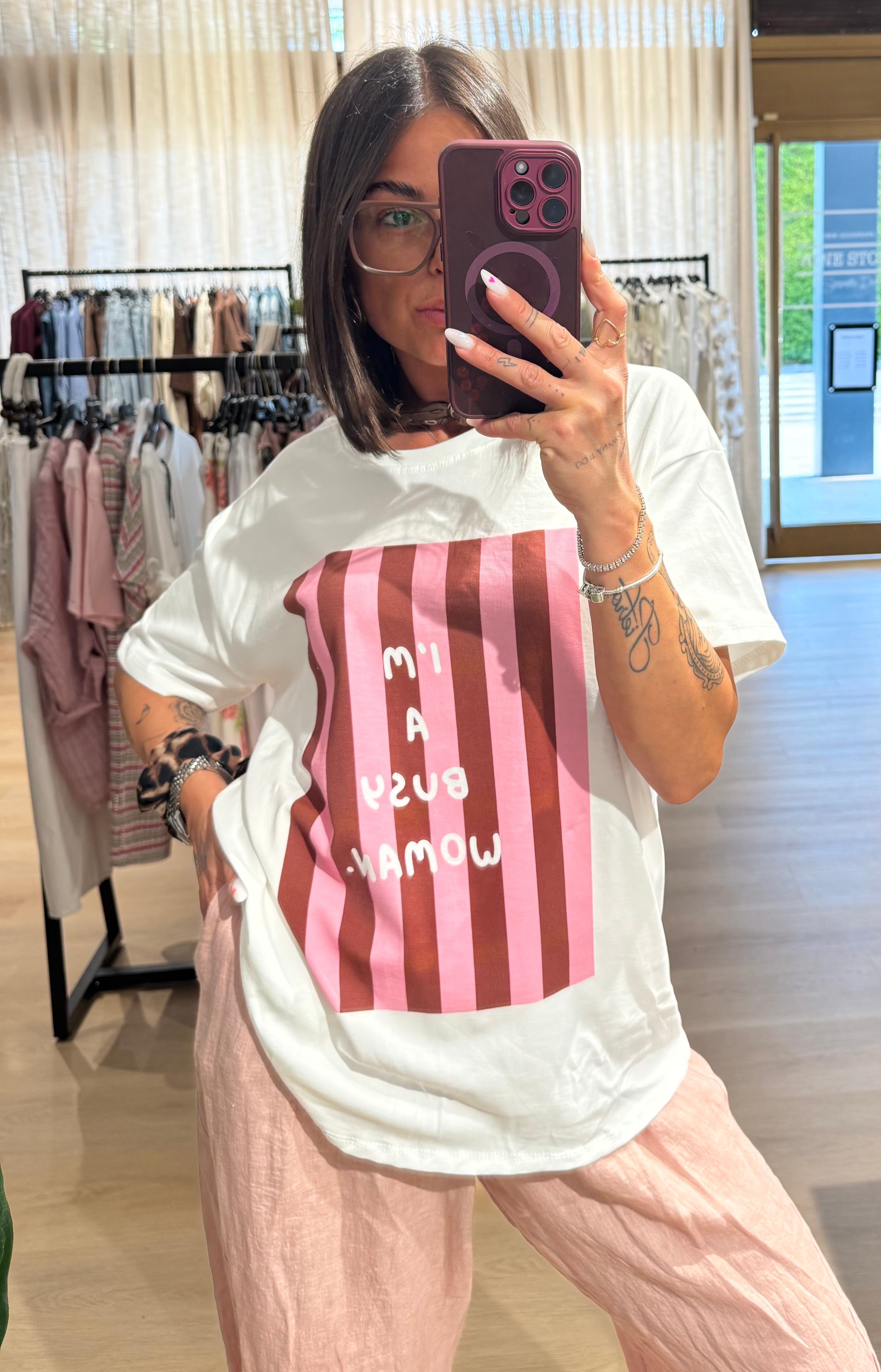 T-shirt I’M A BUSY WOMAN
